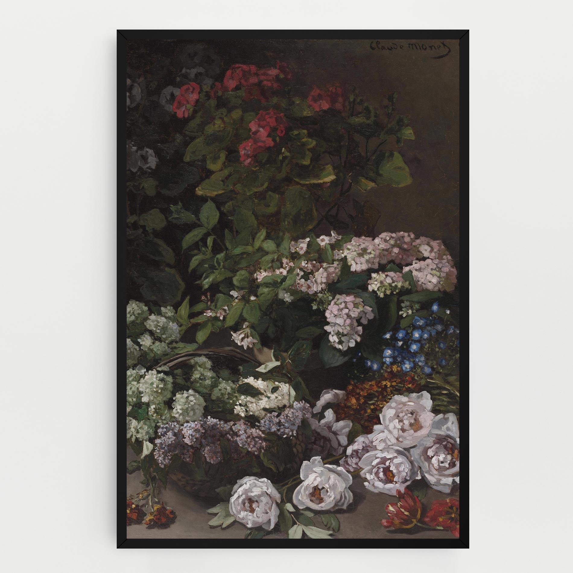 Leinwandbild Spring Flowers Monet mockup 0