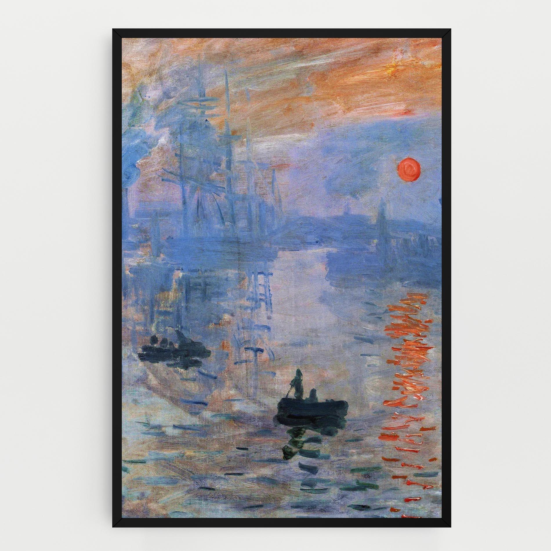Leinwandbild Sunrise Painting mockup 0