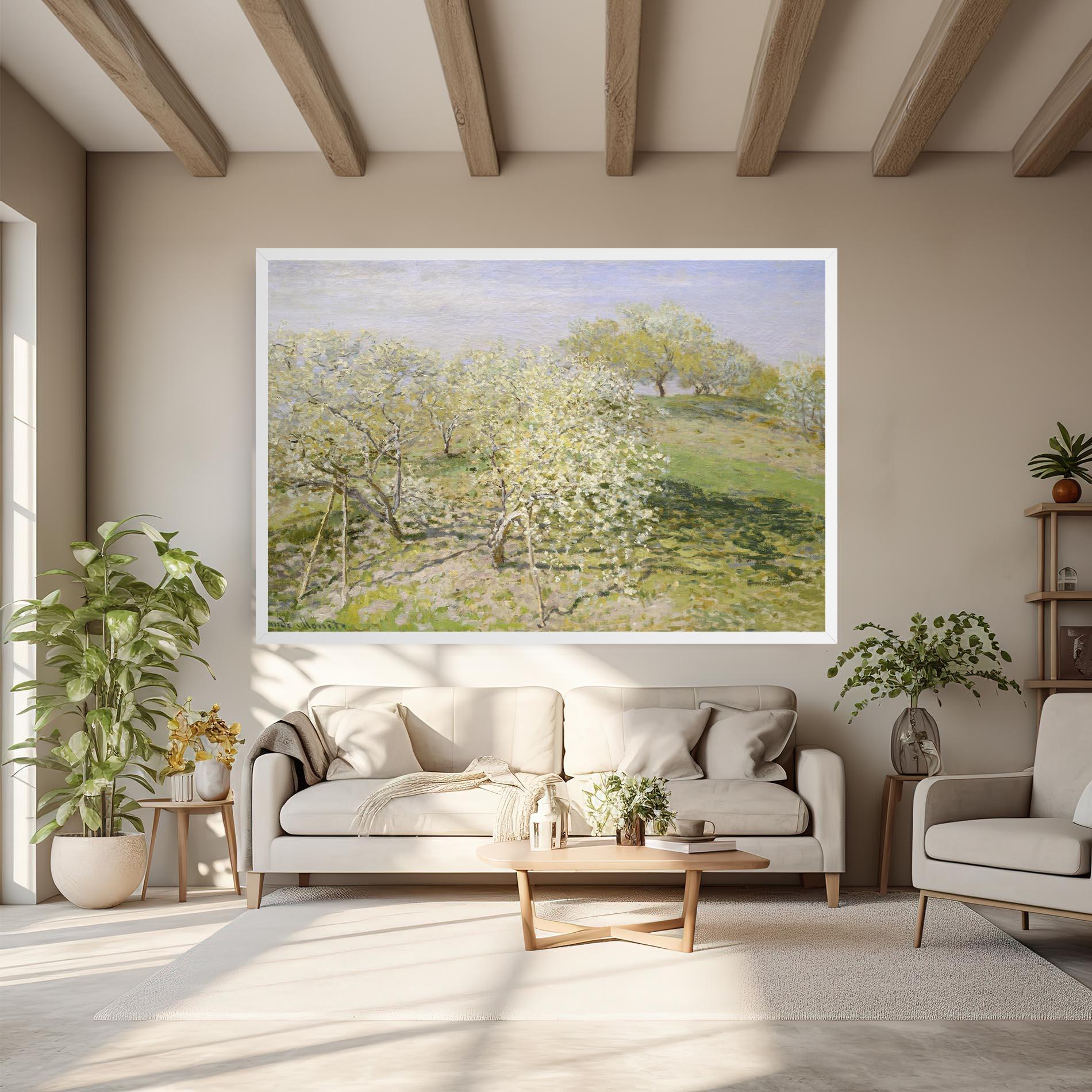 Leinwandbild Fruit Trees In Bloom mockup 6