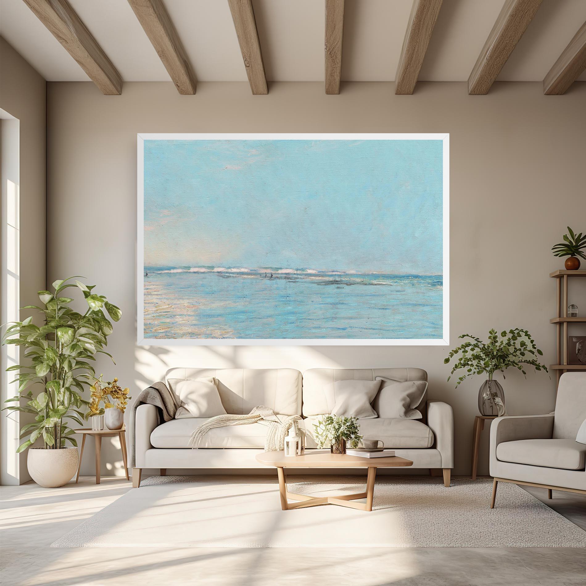 Leinwandbild Monet's Beach mockup 6