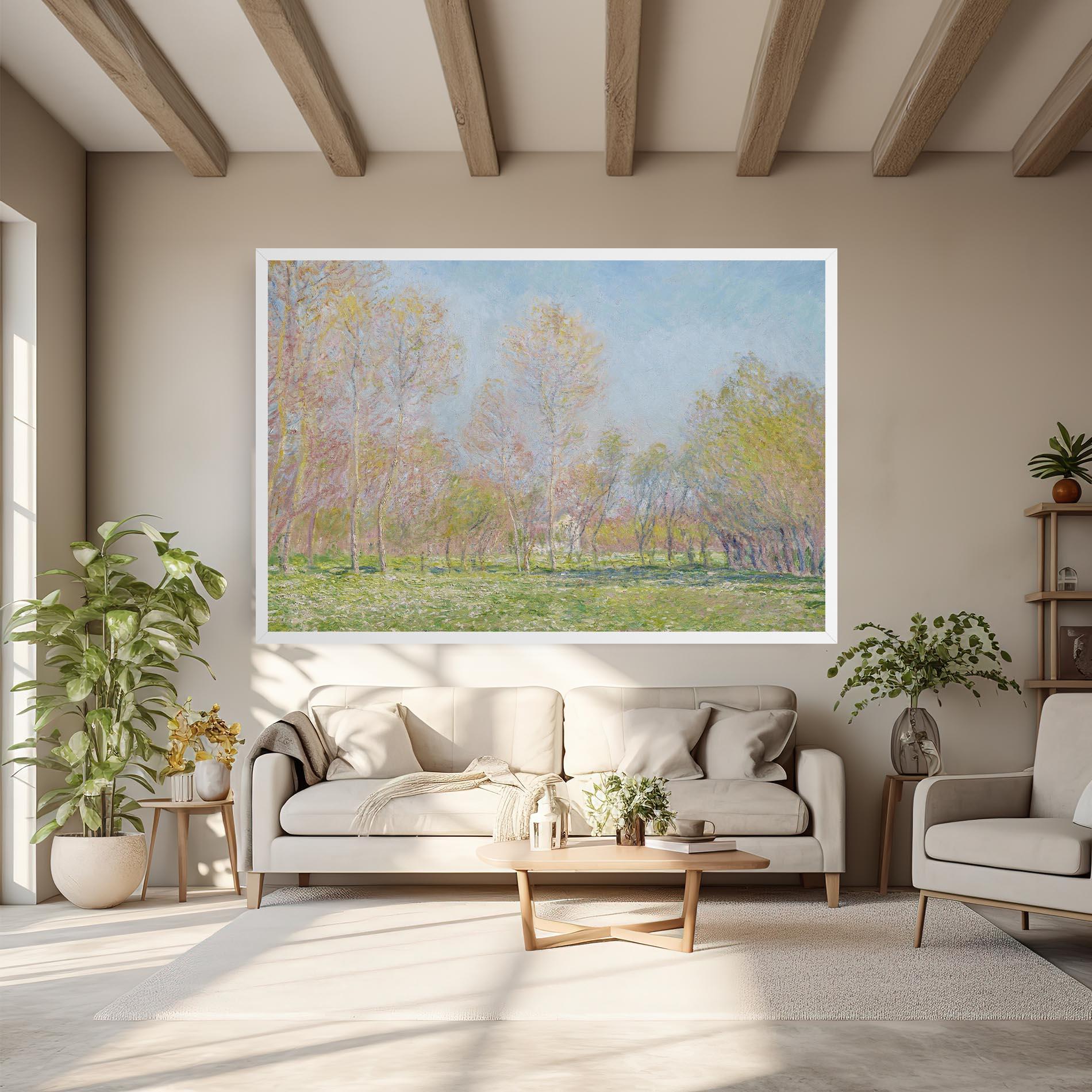 Leinwandbild Spring In Giverny mockup 6