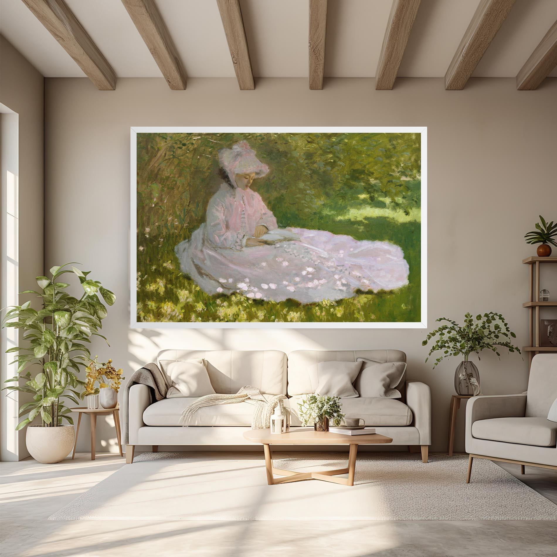 Leinwandbild Springtime mockup 6