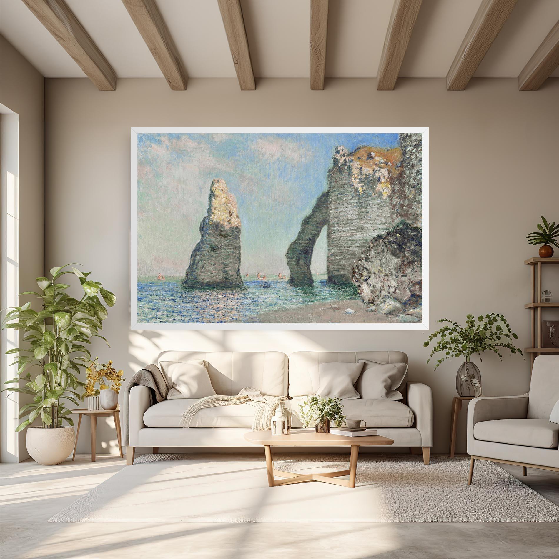 Leinwandbild The Cliffs At Etretat mockup 6