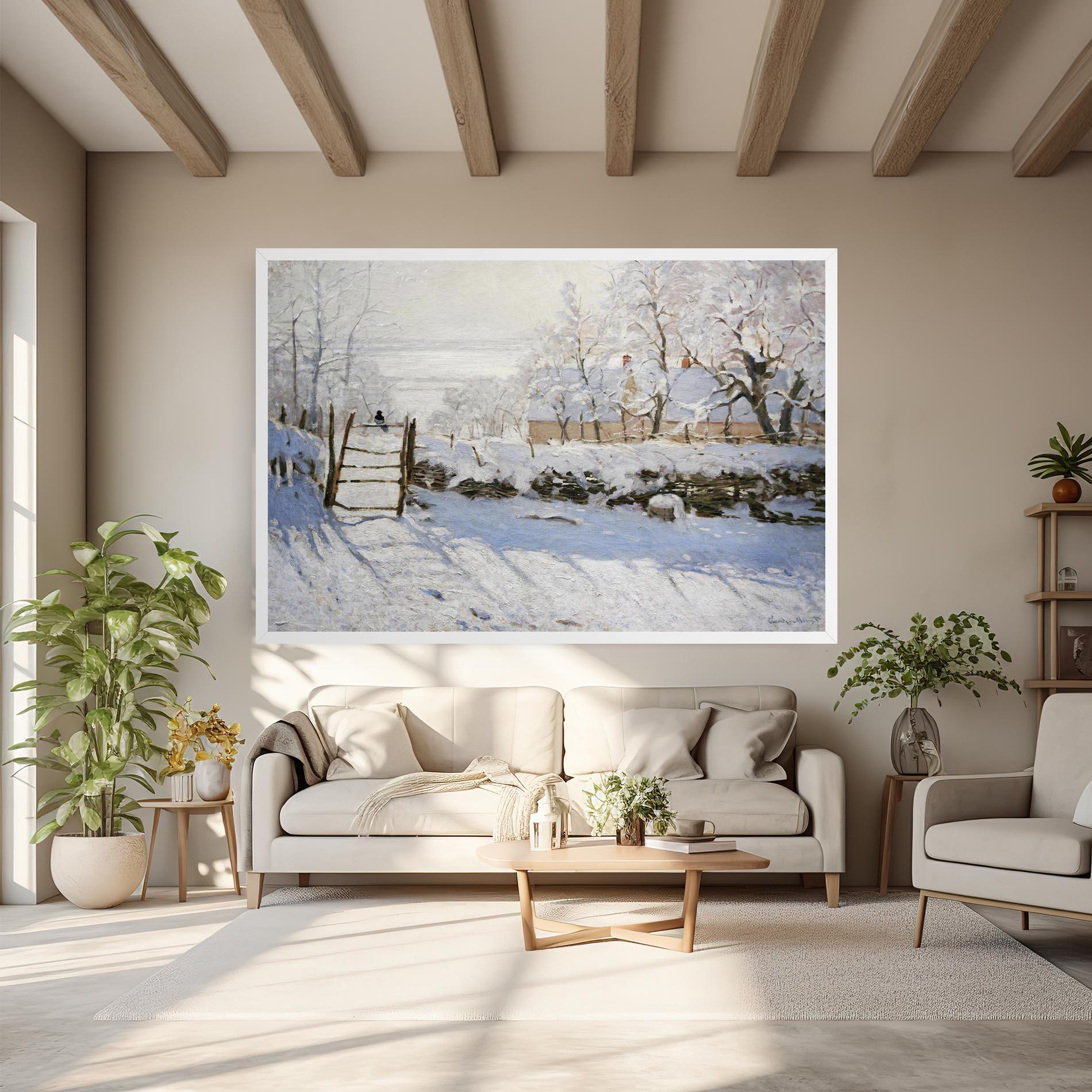 Leinwandbild The Magpie mockup 6