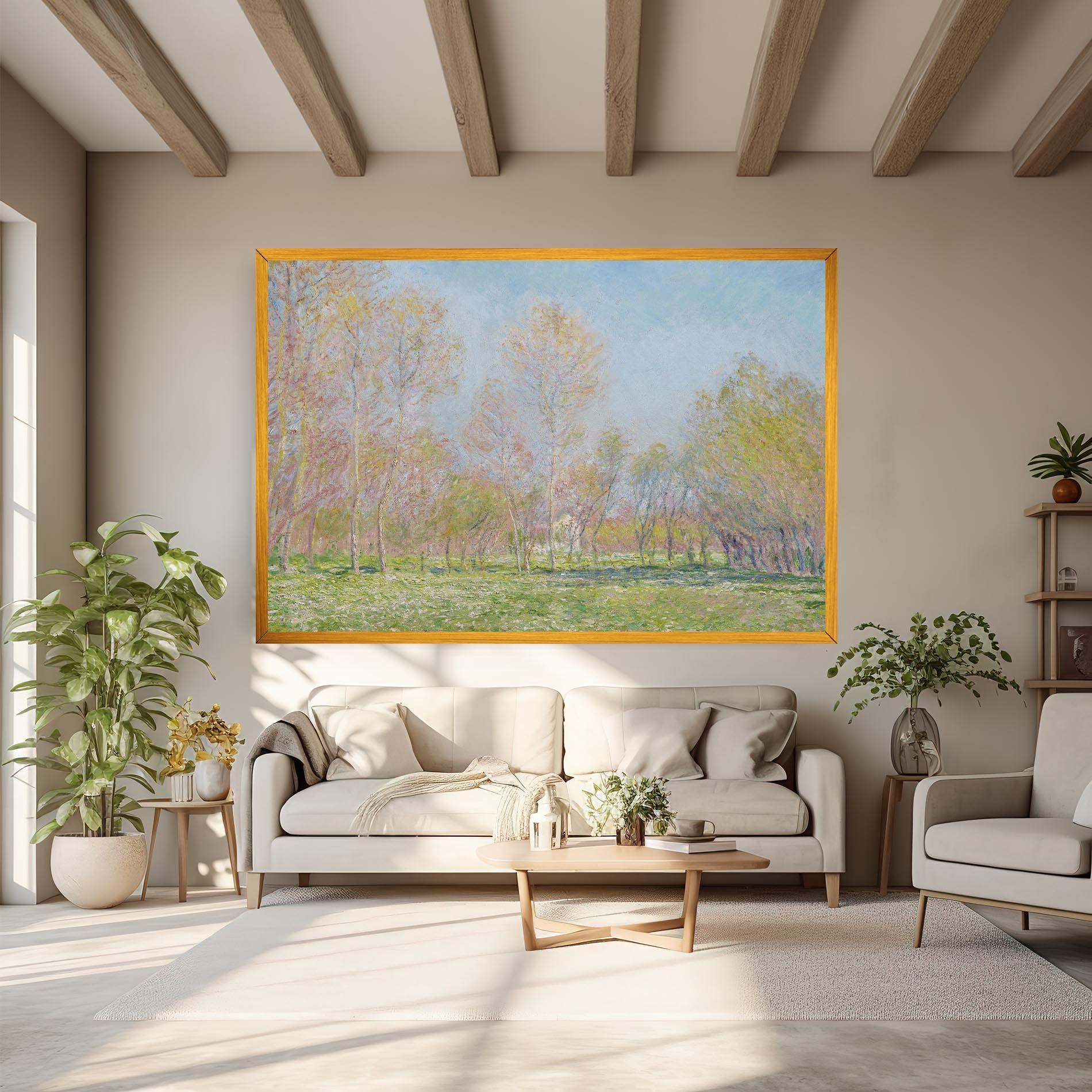 Leinwandbild Spring In Giverny mockup 6