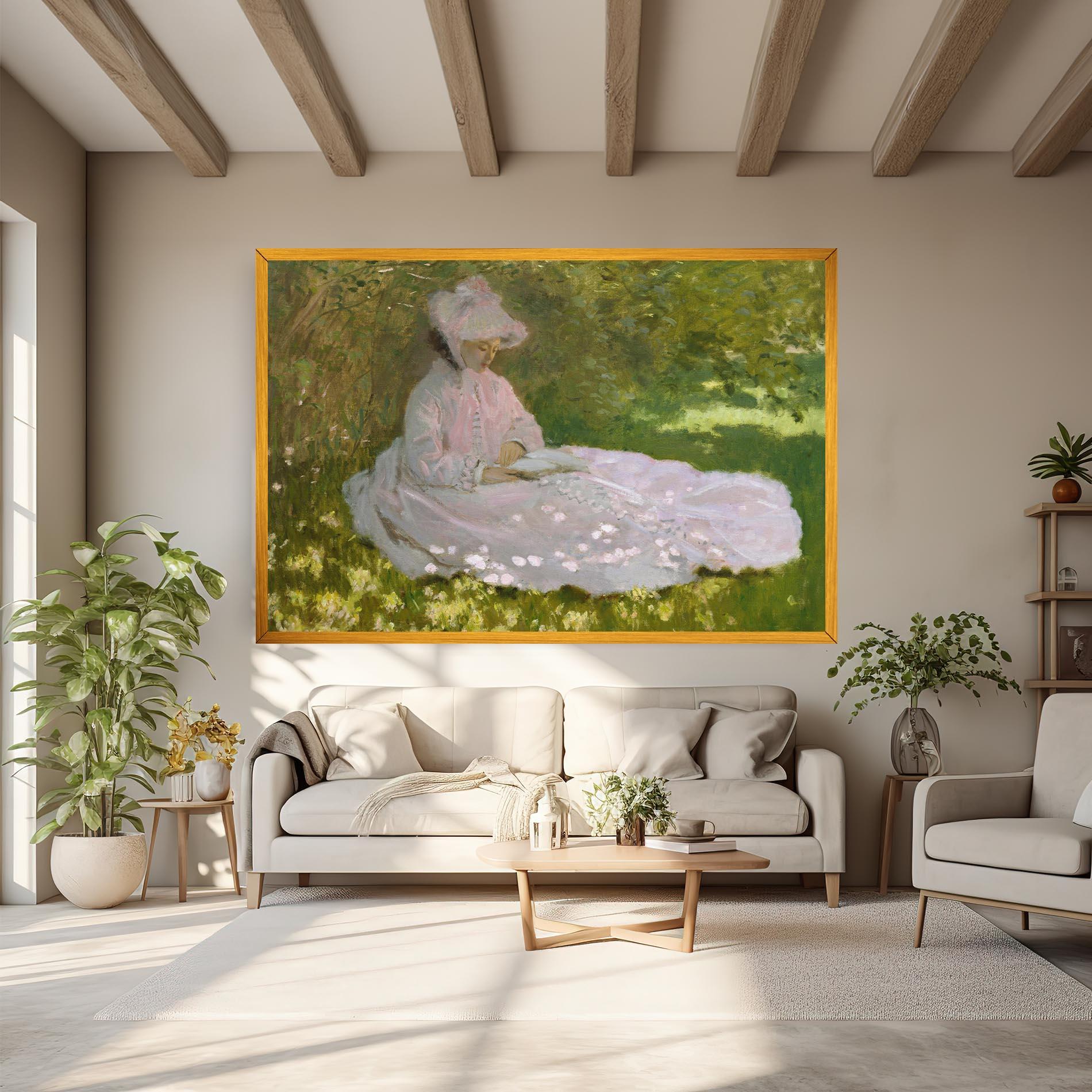 Leinwandbild Springtime mockup 6