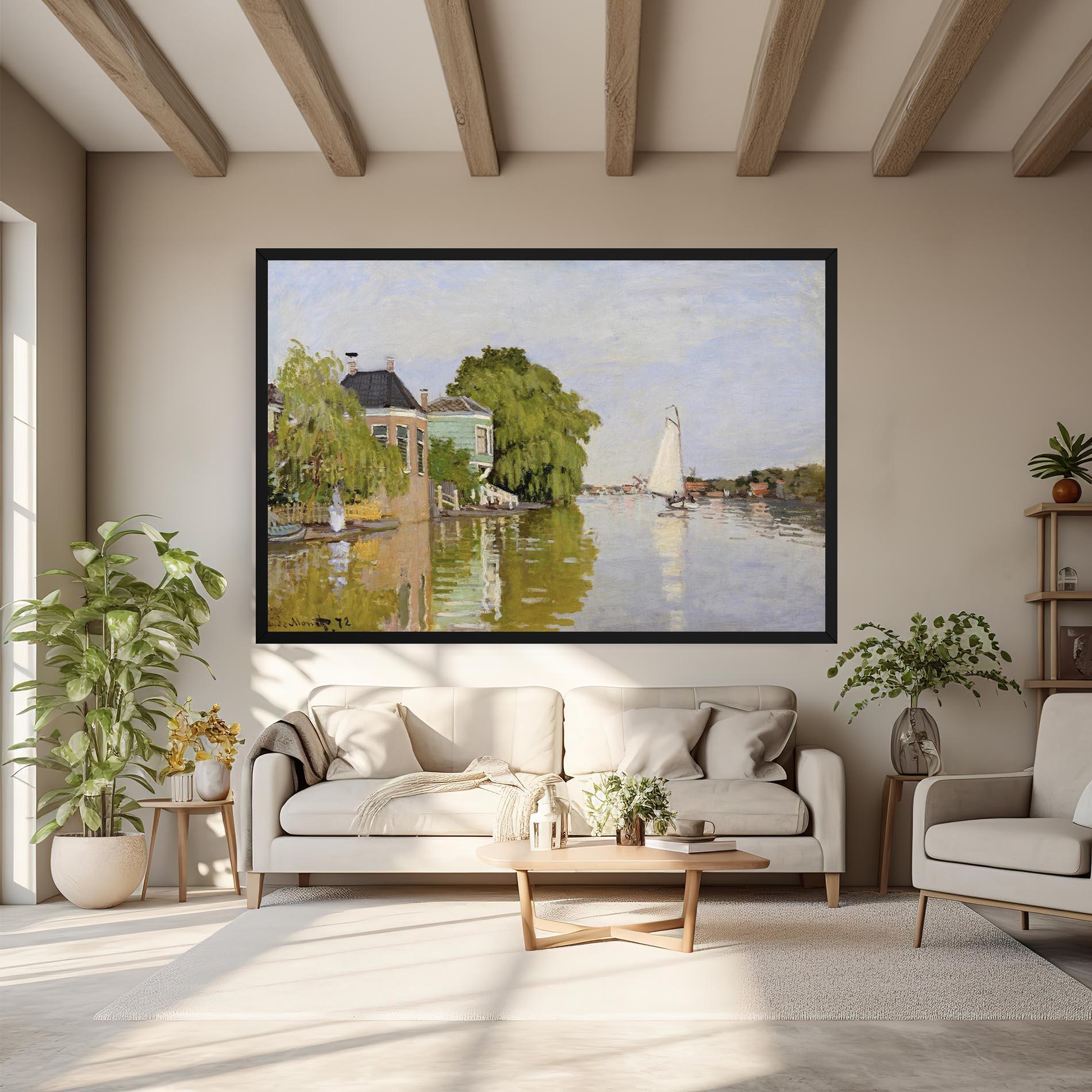 Leinwandbild Houses On The Achterzaan mockup 6