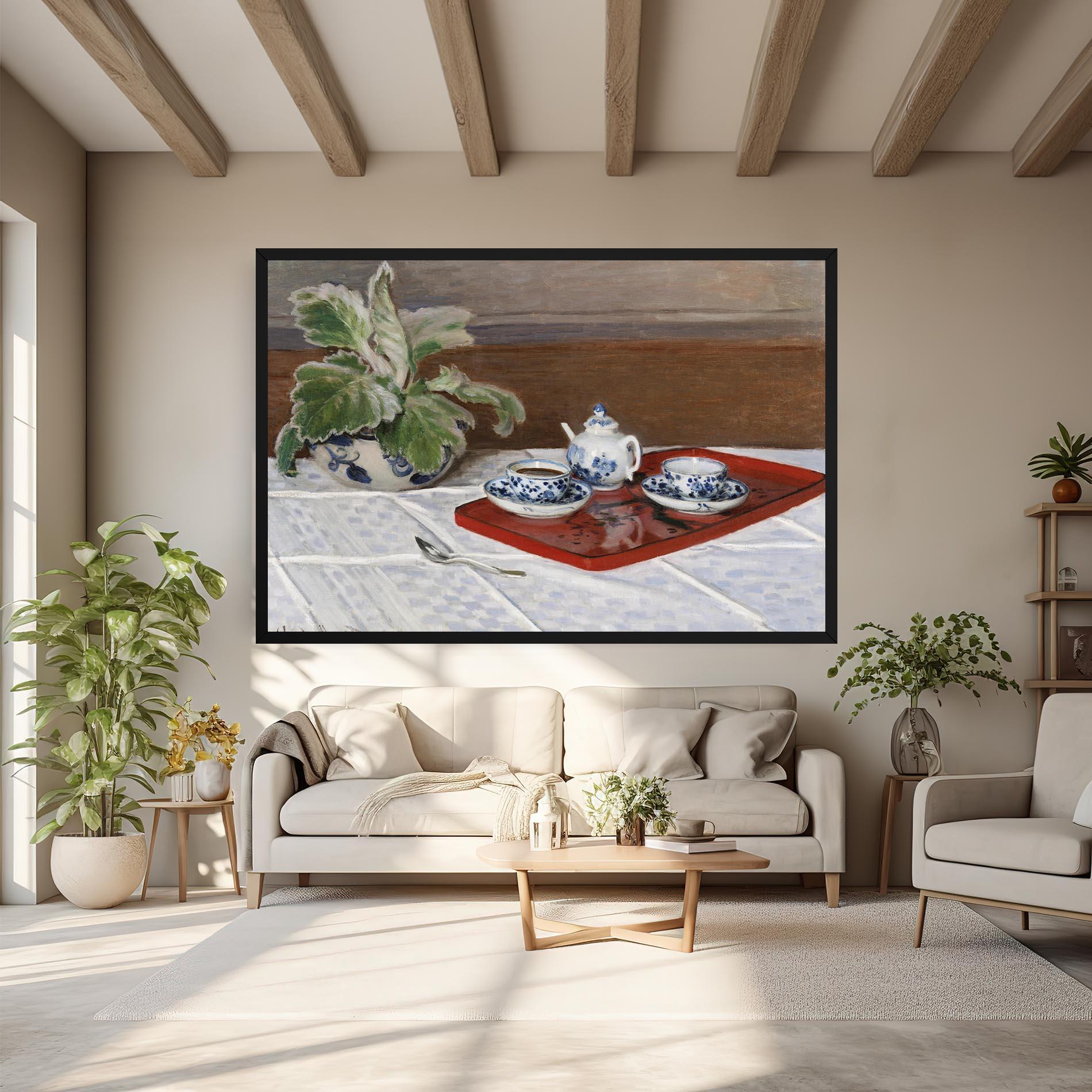 Leinwandbild Tea Service mockup 6