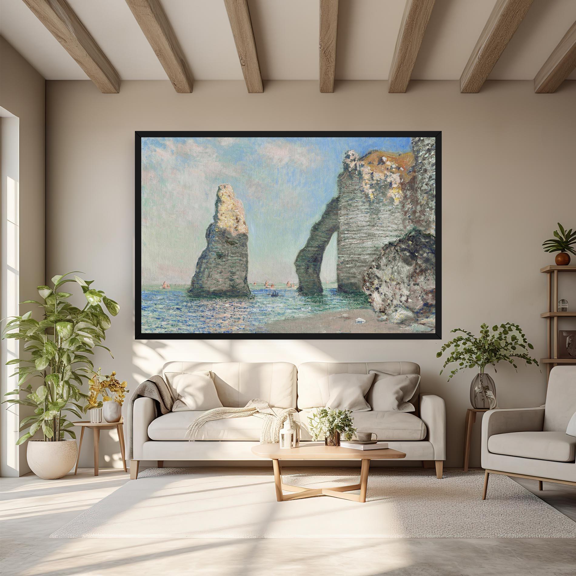Leinwandbild The Cliffs At Etretat mockup 6