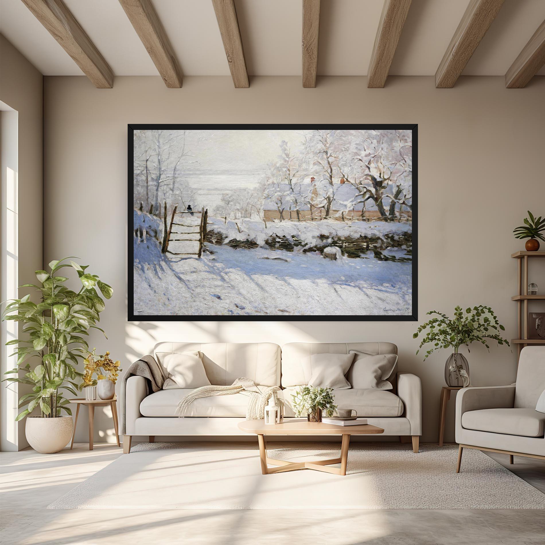 Leinwandbild The Magpie mockup 6