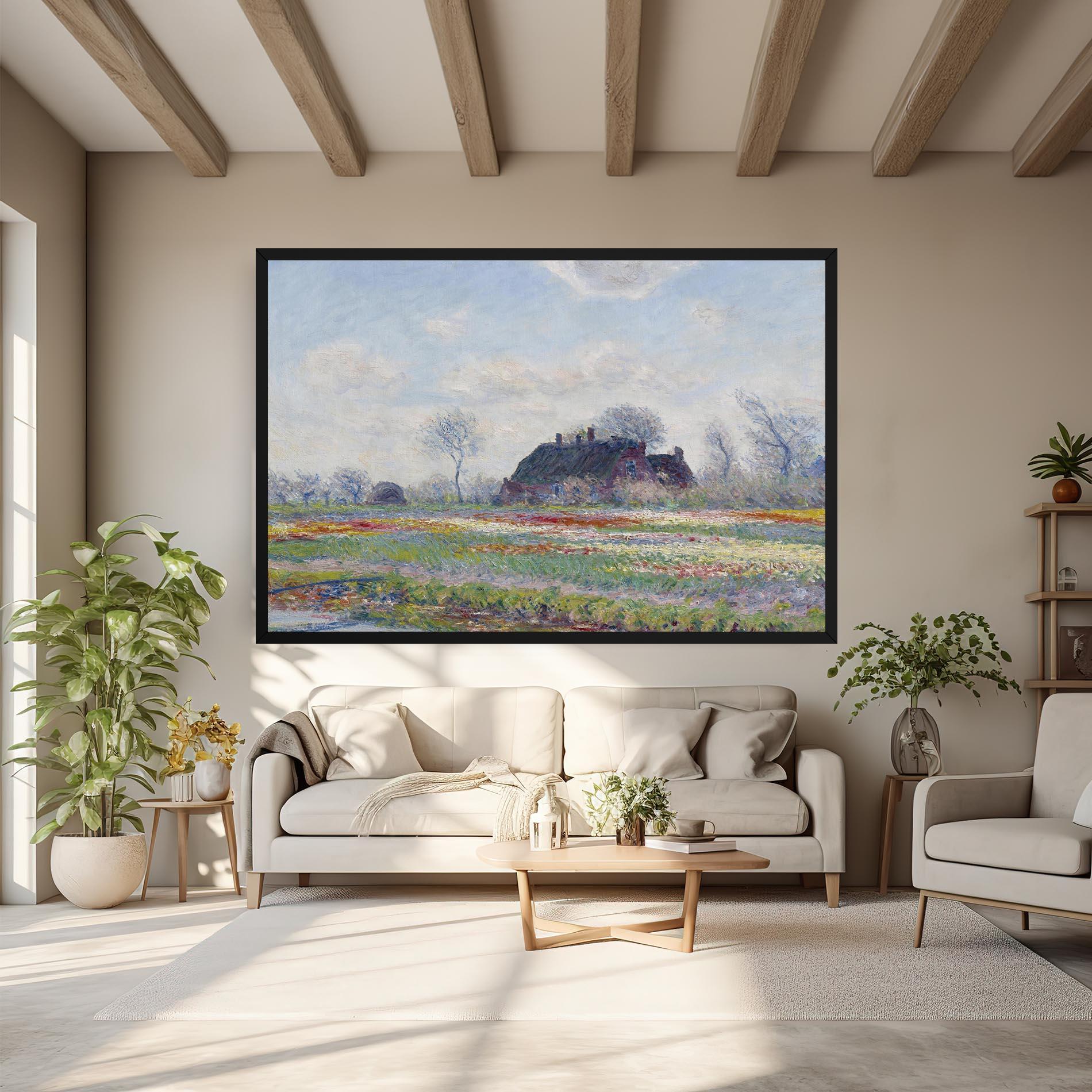 Leinwandbild Tulip Fields At Sassenheim mockup 6