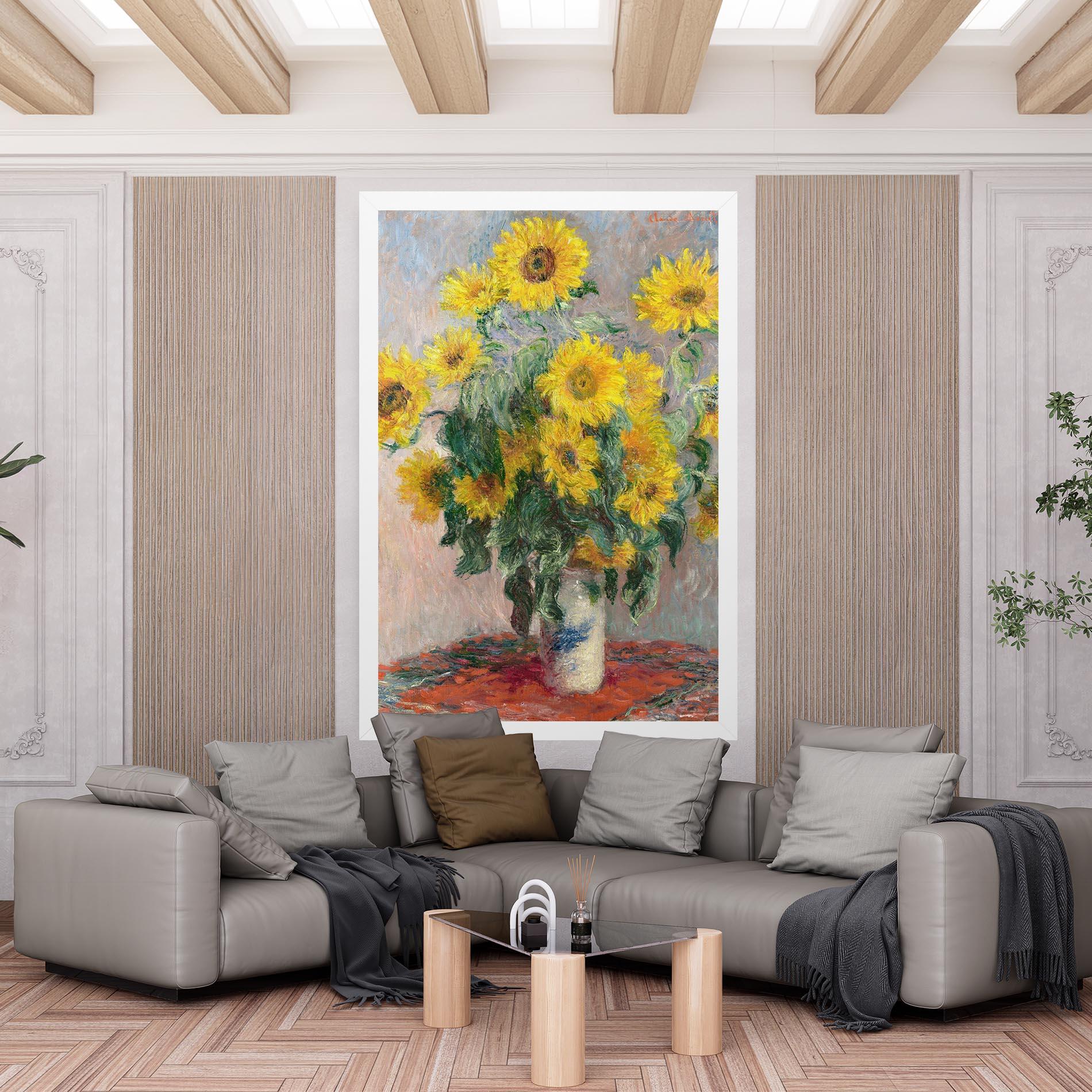 Leinwandbild Bouquet Of Sunflowers 1881 mockup 6