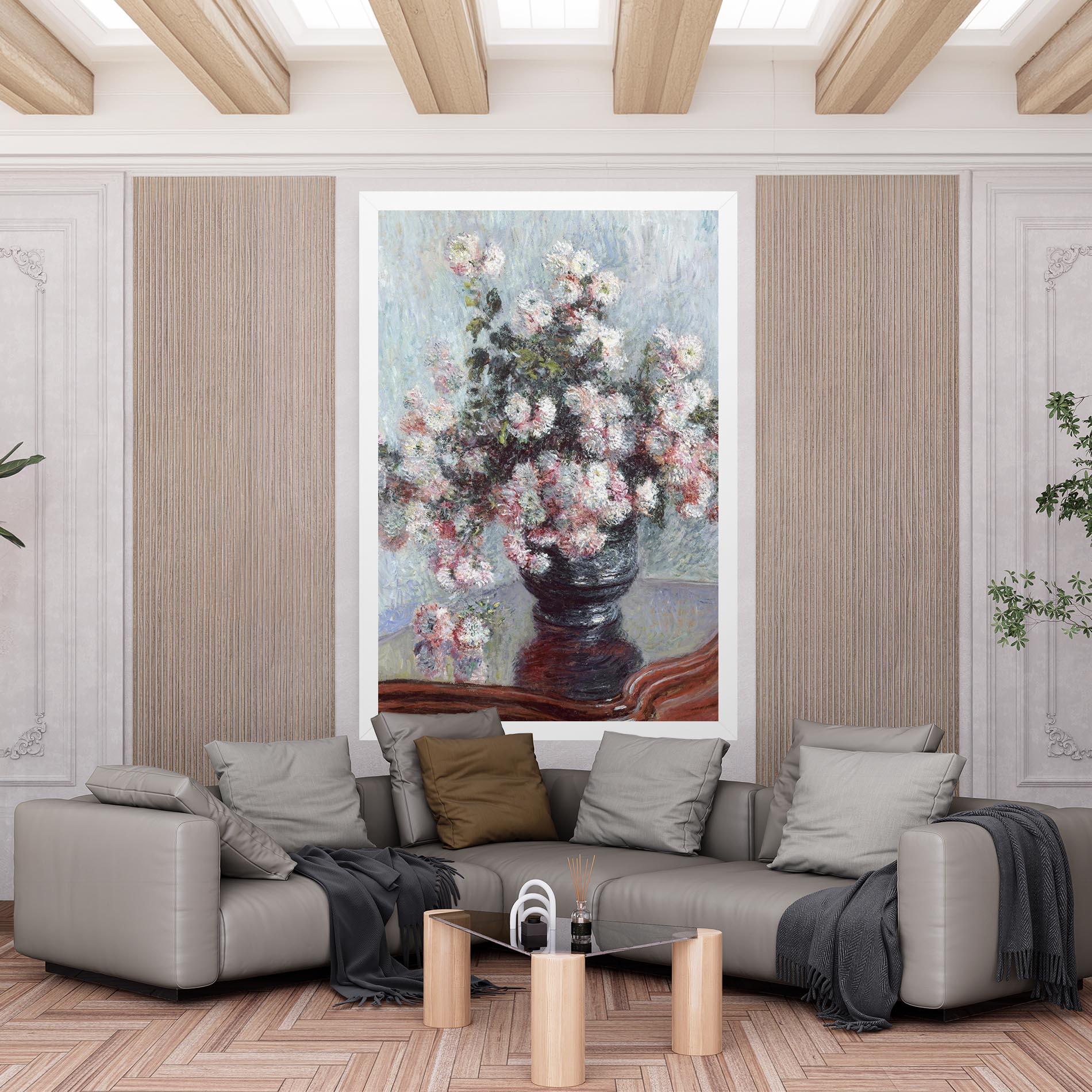 Leinwandbild Chrysanthemums mockup 6