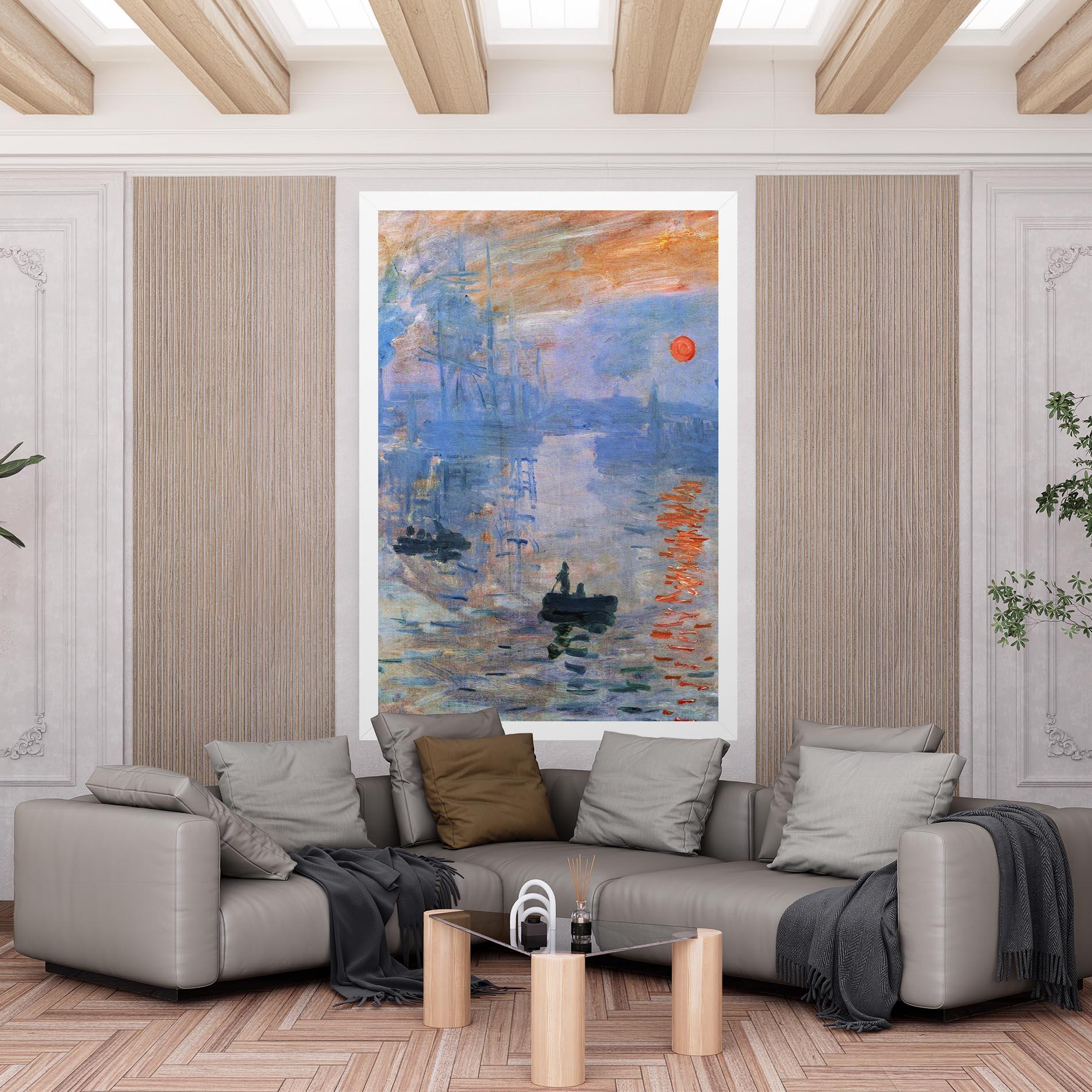 Leinwandbild Sunrise Painting mockup 6