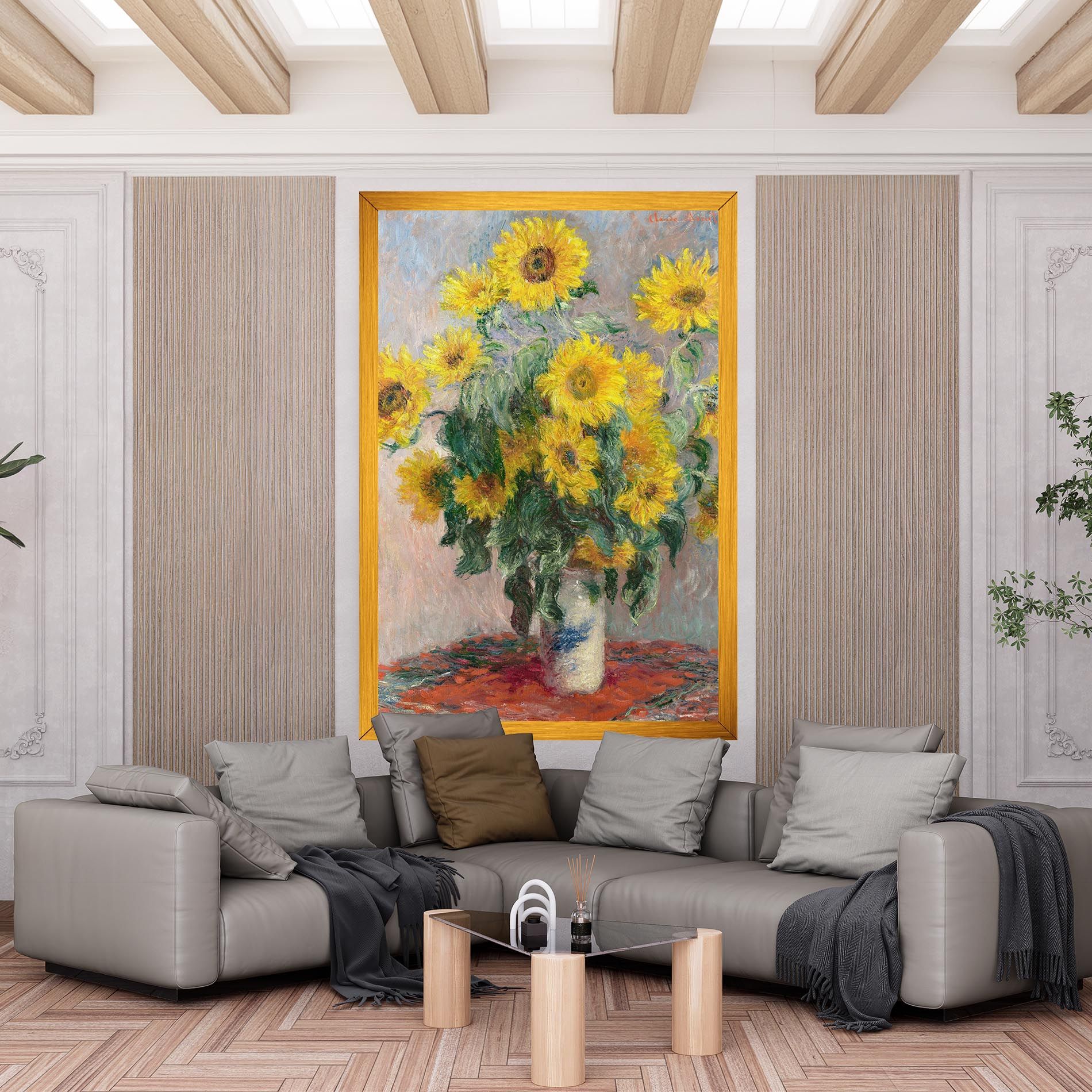 Bouquet Of Sunflowers 1881 mockup 6