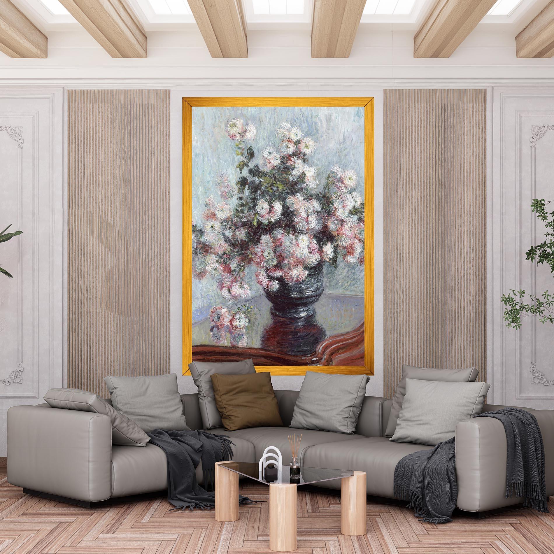 Leinwandbild Chrysanthemums mockup 6