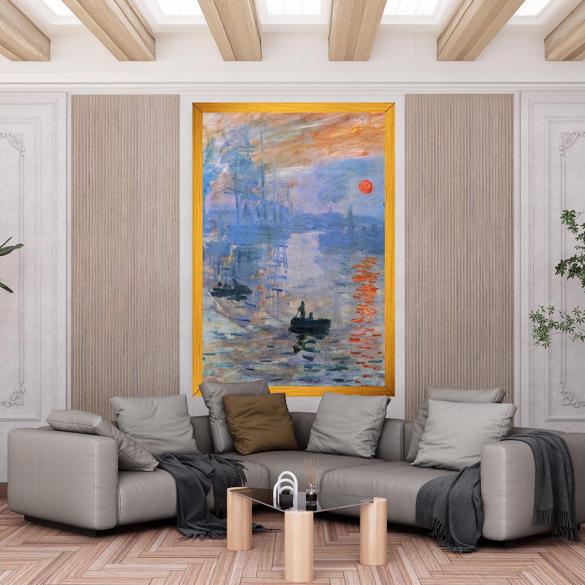 Leinwandbild Sunrise Painting mockup 6