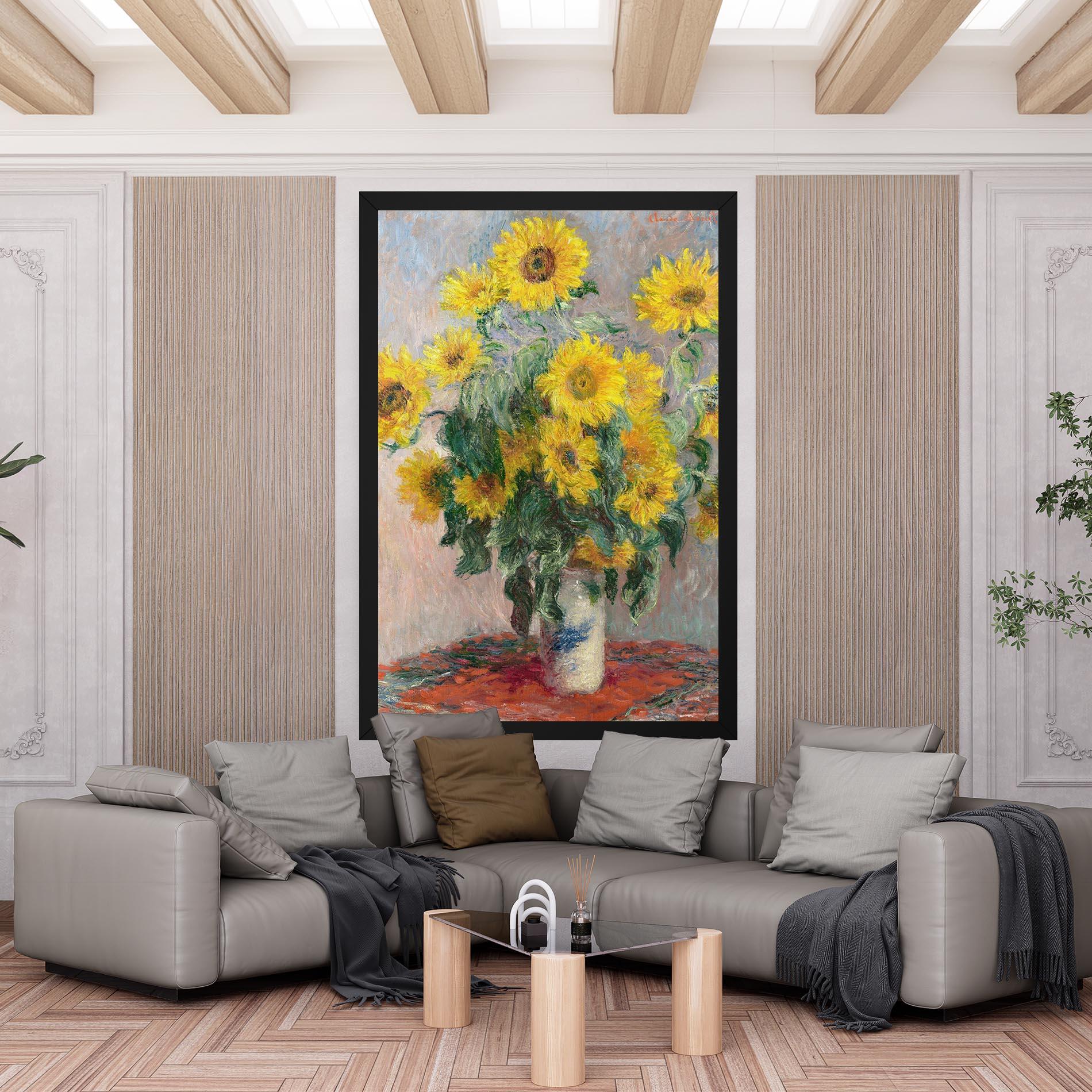 Leinwandbild Bouquet Of Sunflowers 1881 mockup 6