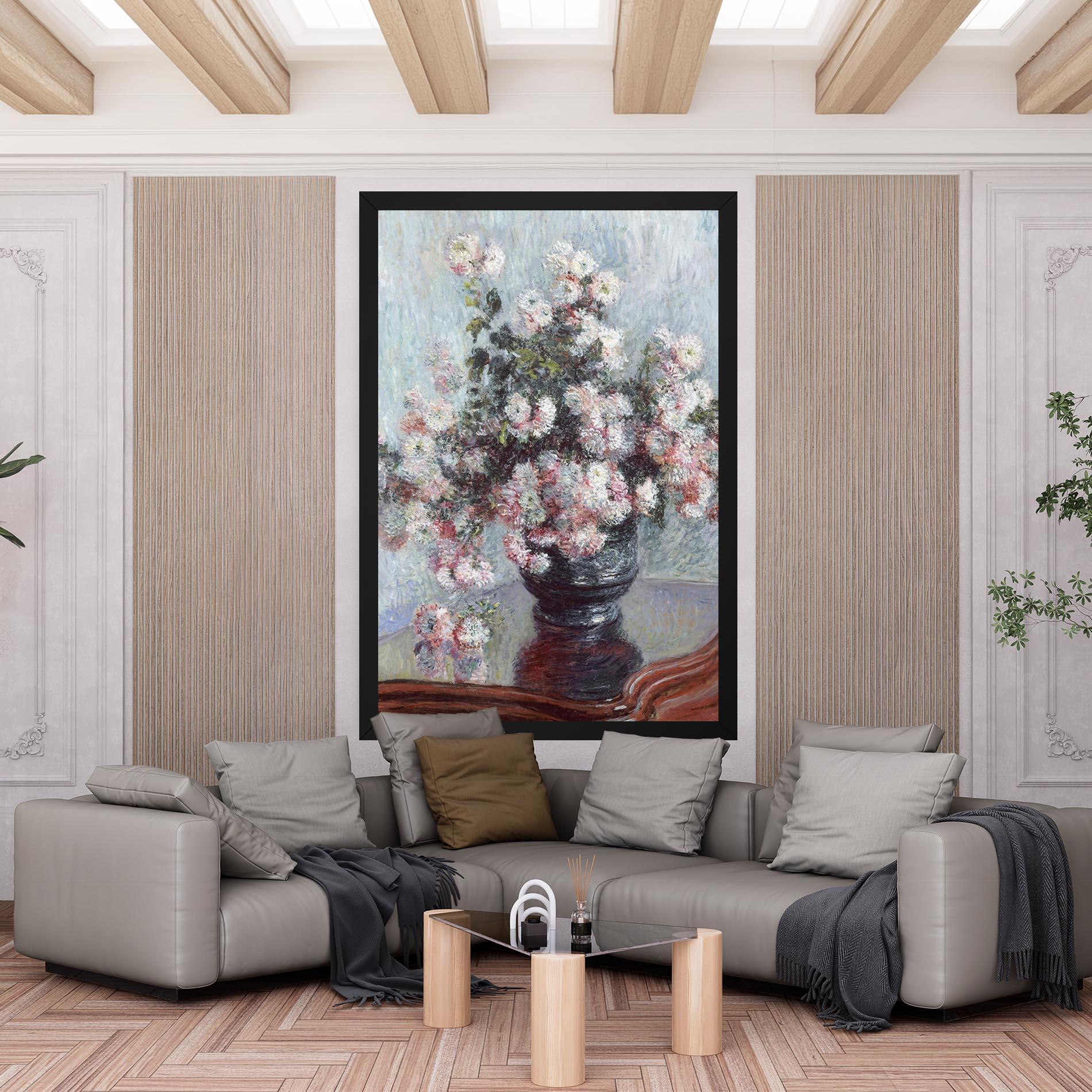 Leinwandbild Chrysanthemums mockup 6