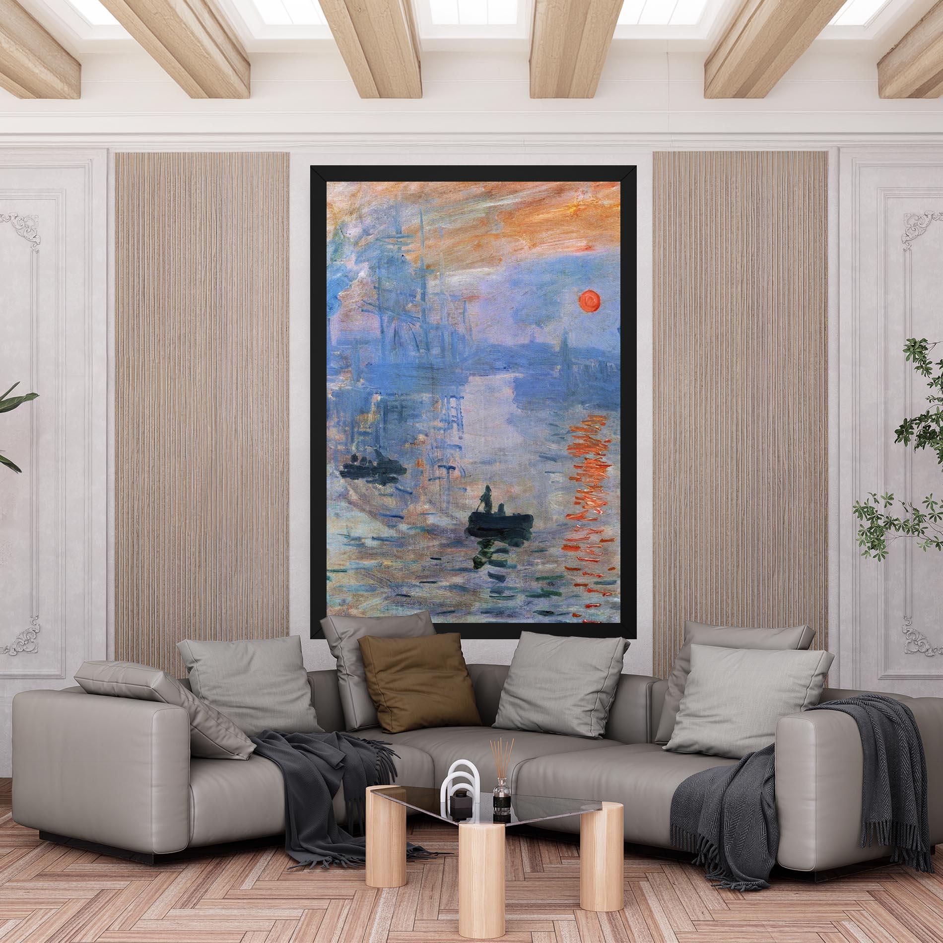 Leinwandbild Sunrise Painting mockup 6