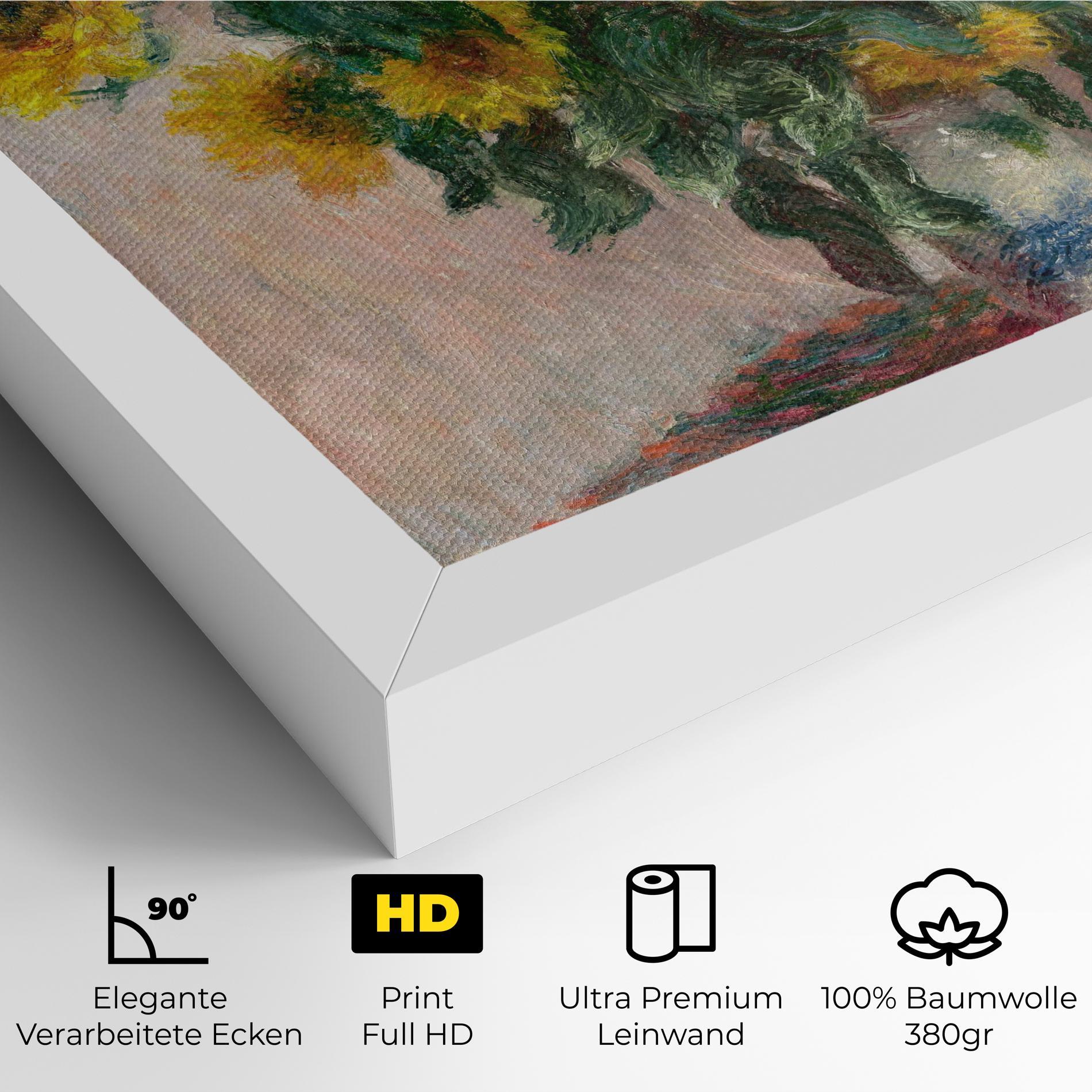 Leinwandbild Bouquet Of Sunflowers 1881 mockup 4