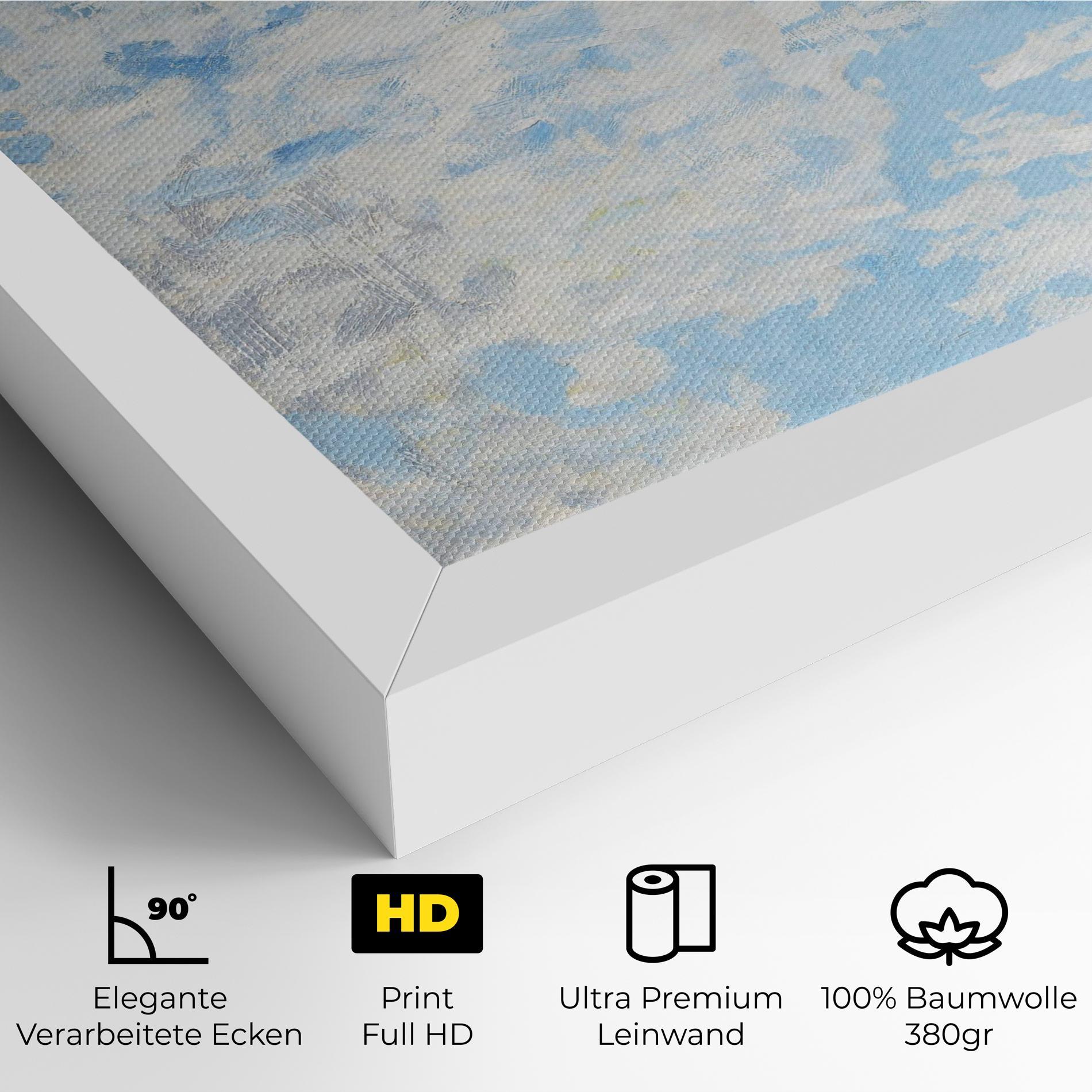 Leinwandbild Clouds Monet mockup 4