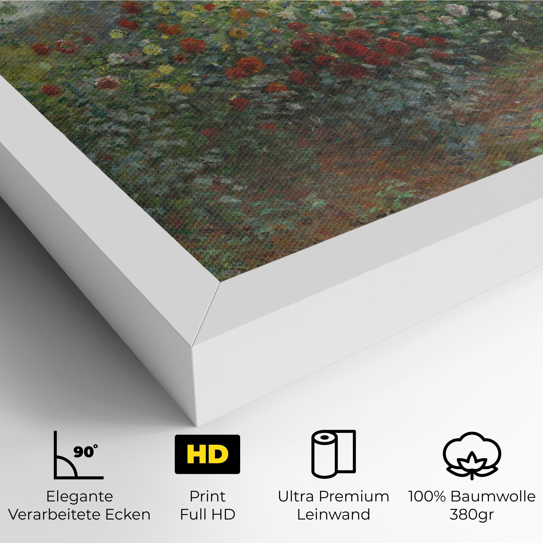 Leinwandbild Garden In Argenteuilt mockup 4