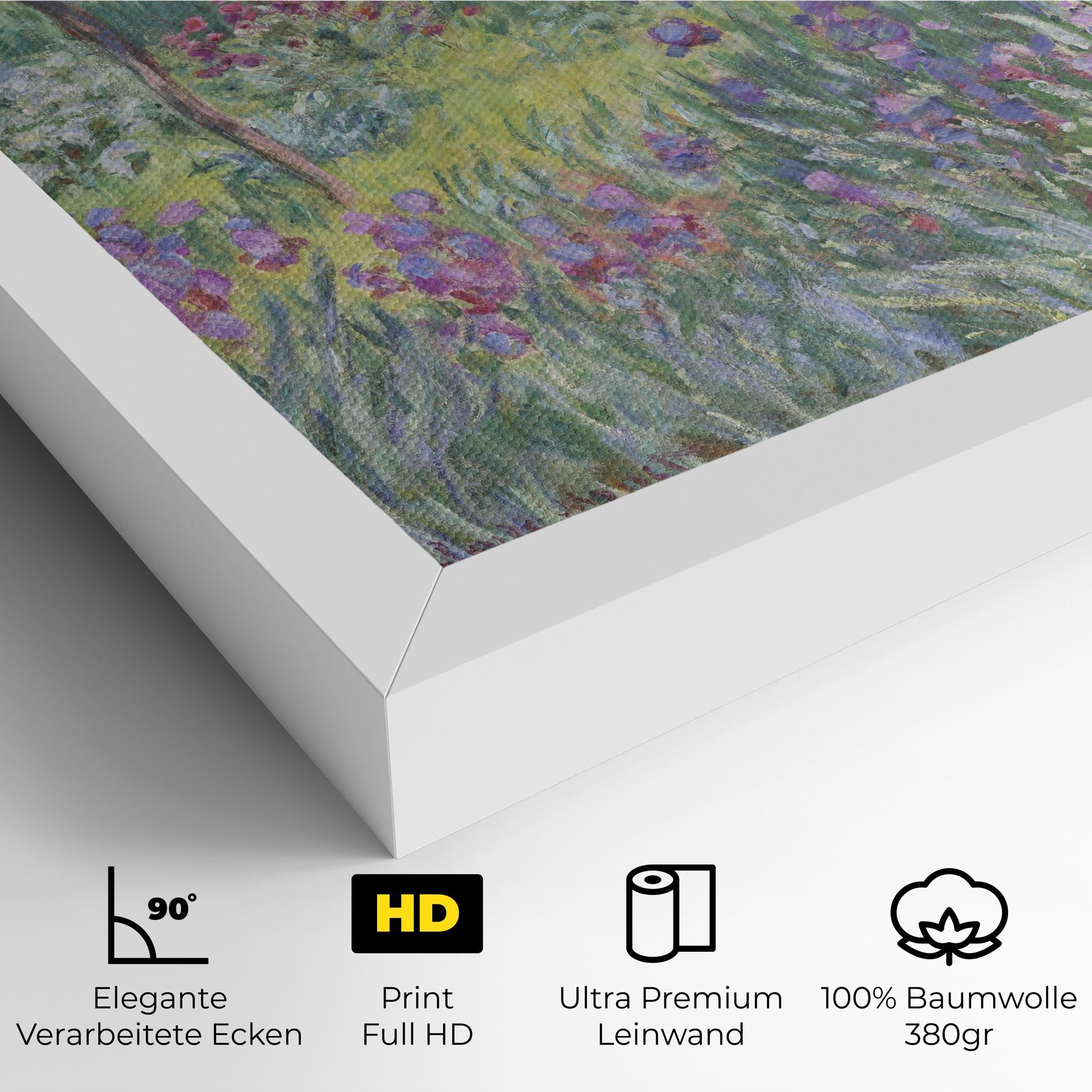 Leinwandbild Garden In Giverny Monet mockup 4