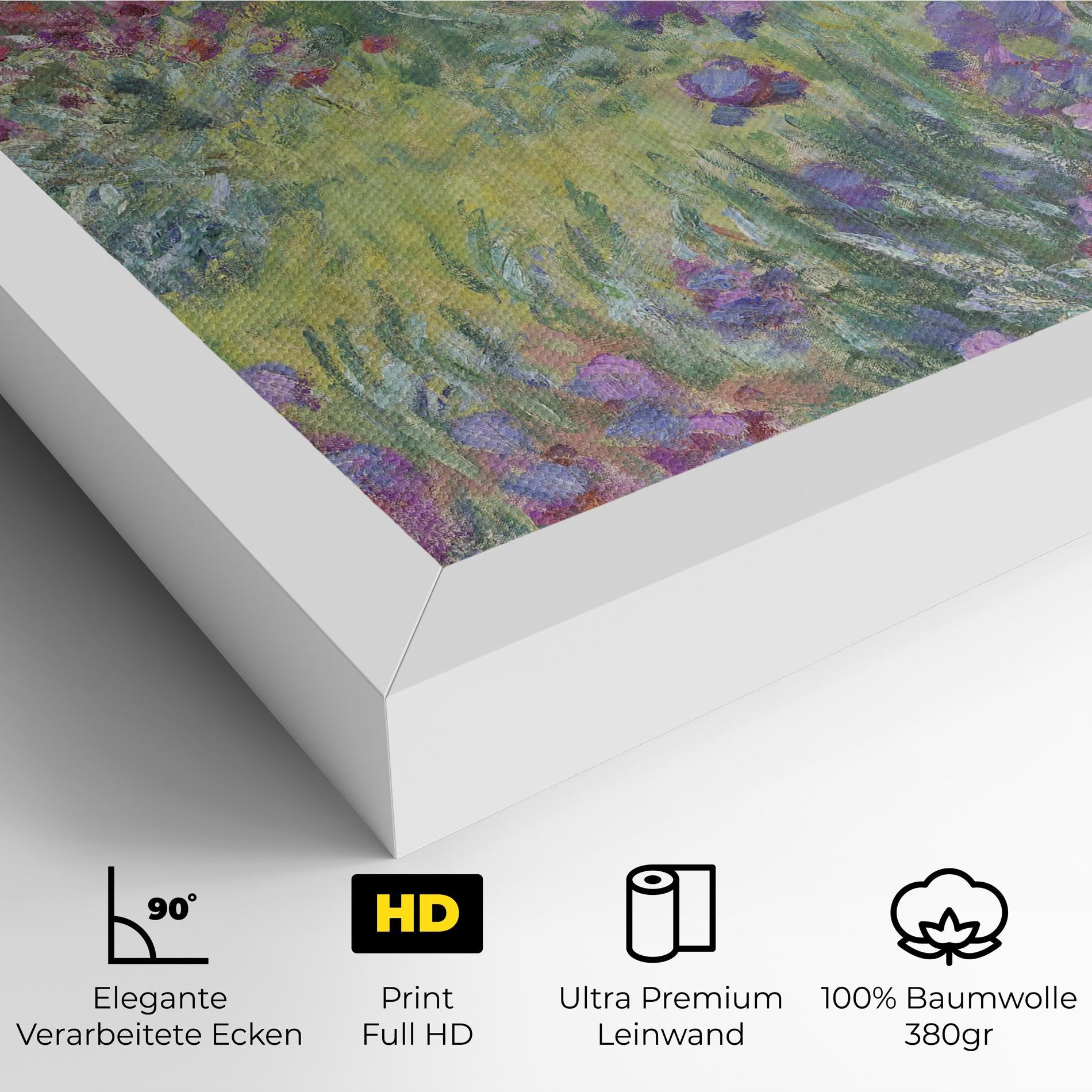 Leinwandbild Garden In Giverny mockup 4