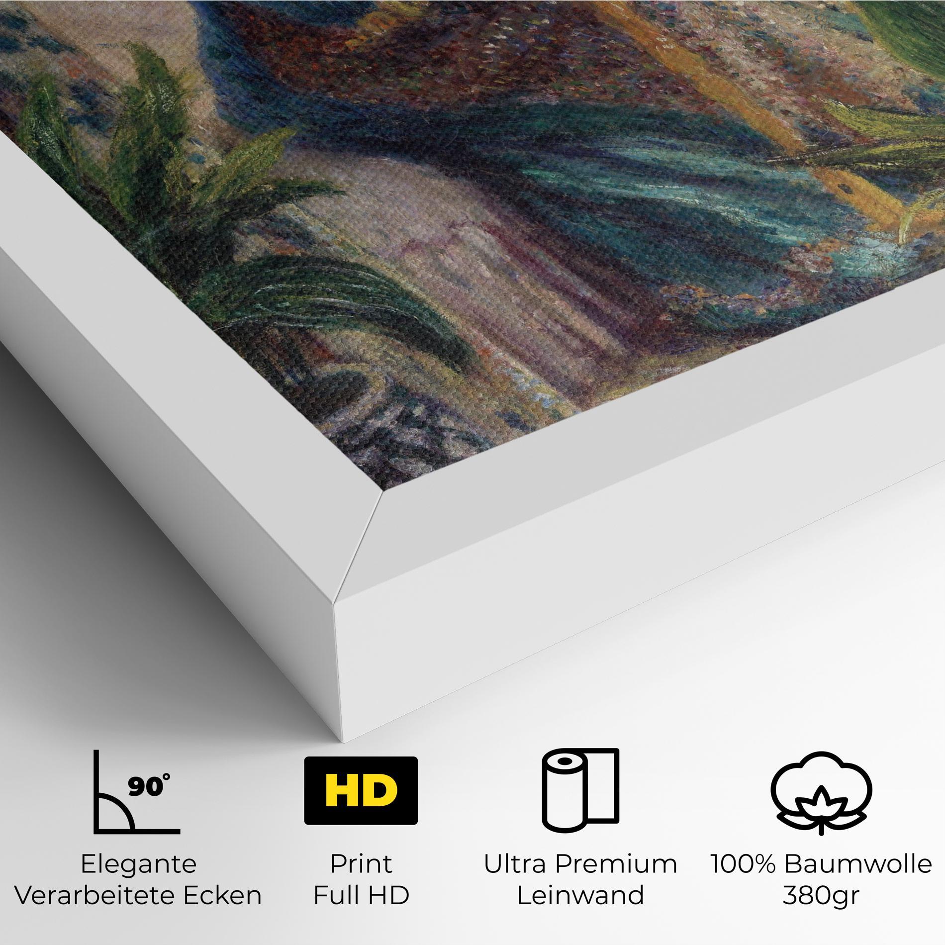 Leinwandbild Monet Embroidering mockup 4