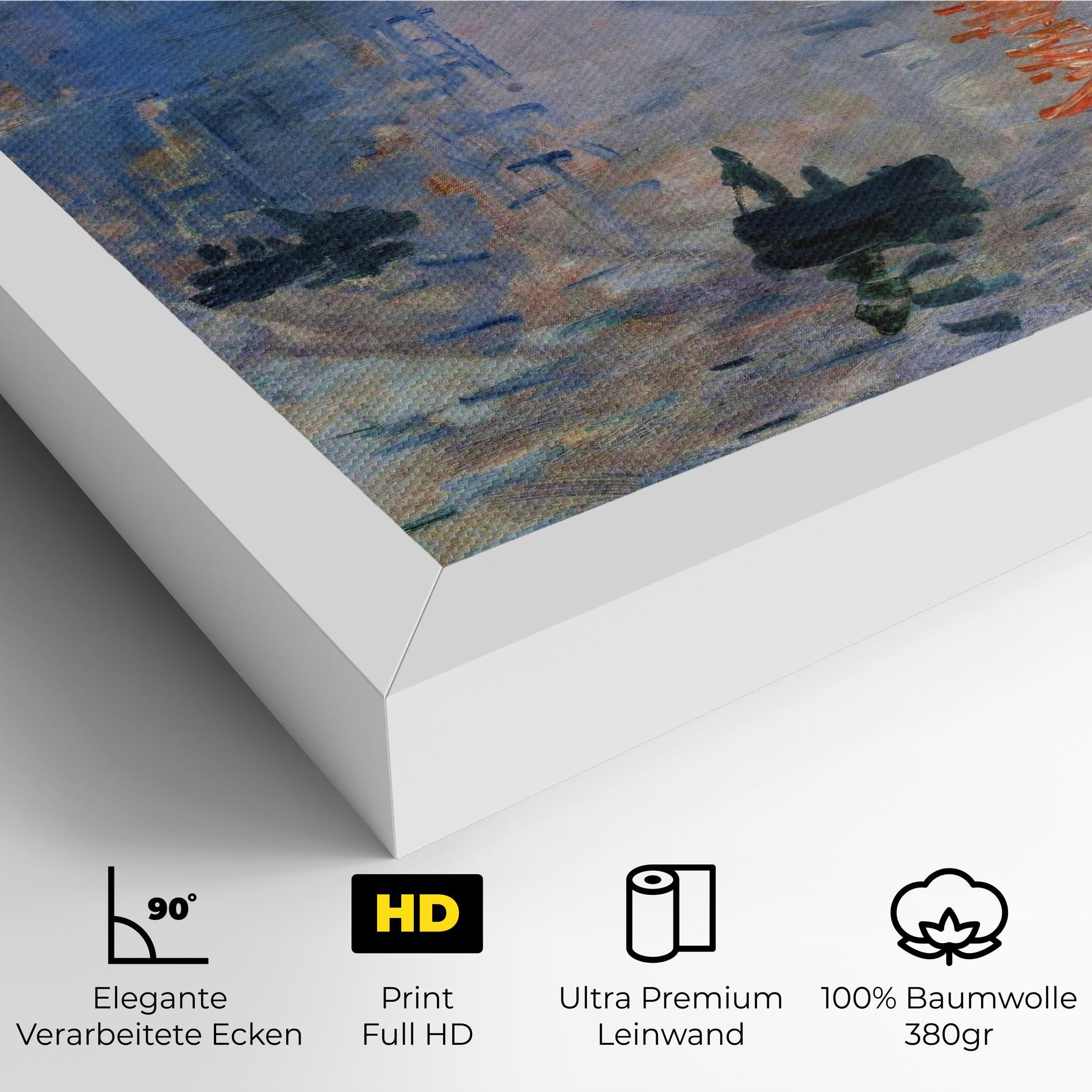 Leinwandbild Monet Impressionist mockup 4