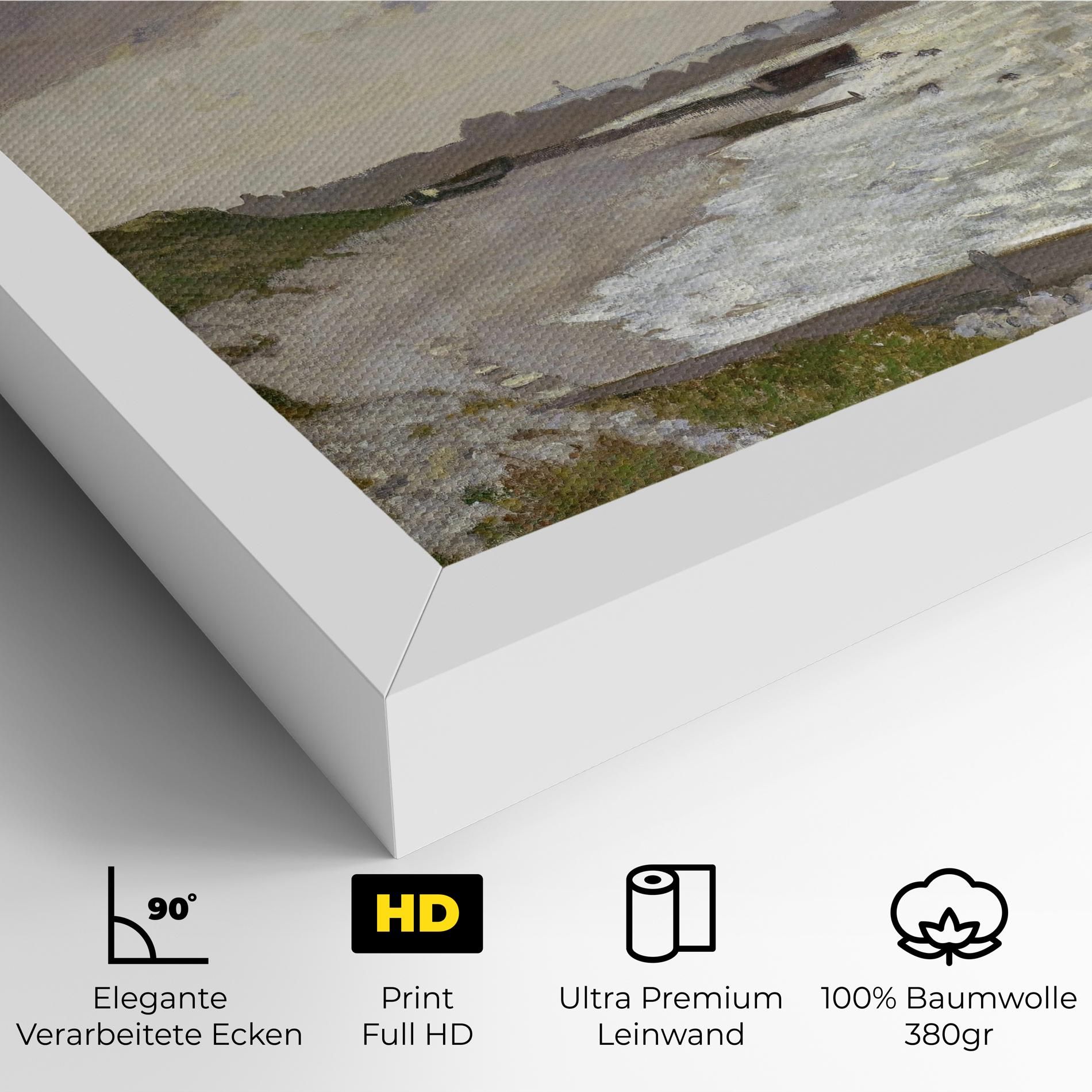 Seashore At Sainte Adresse mockup 4