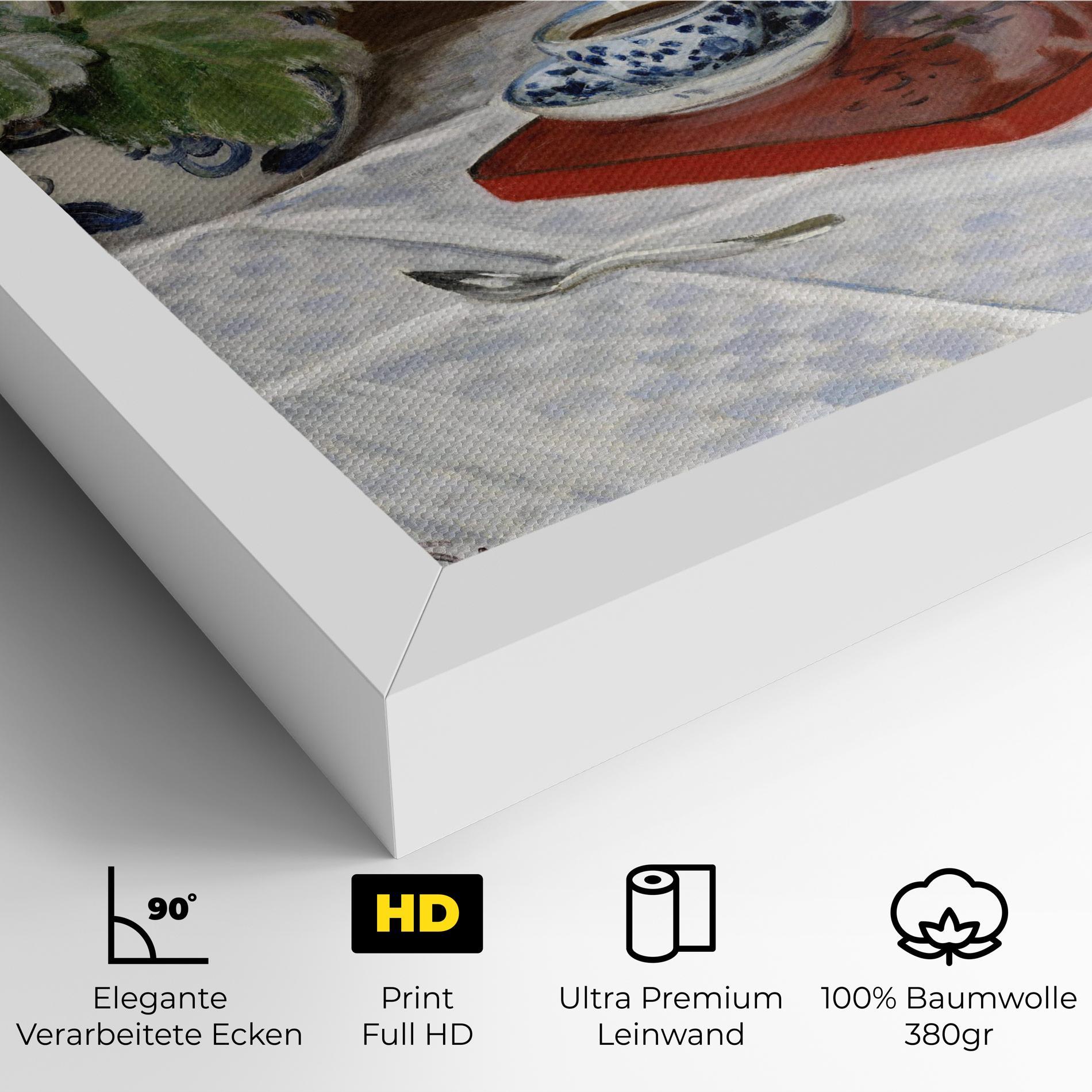 Leinwandbild Tea Service mockup 4