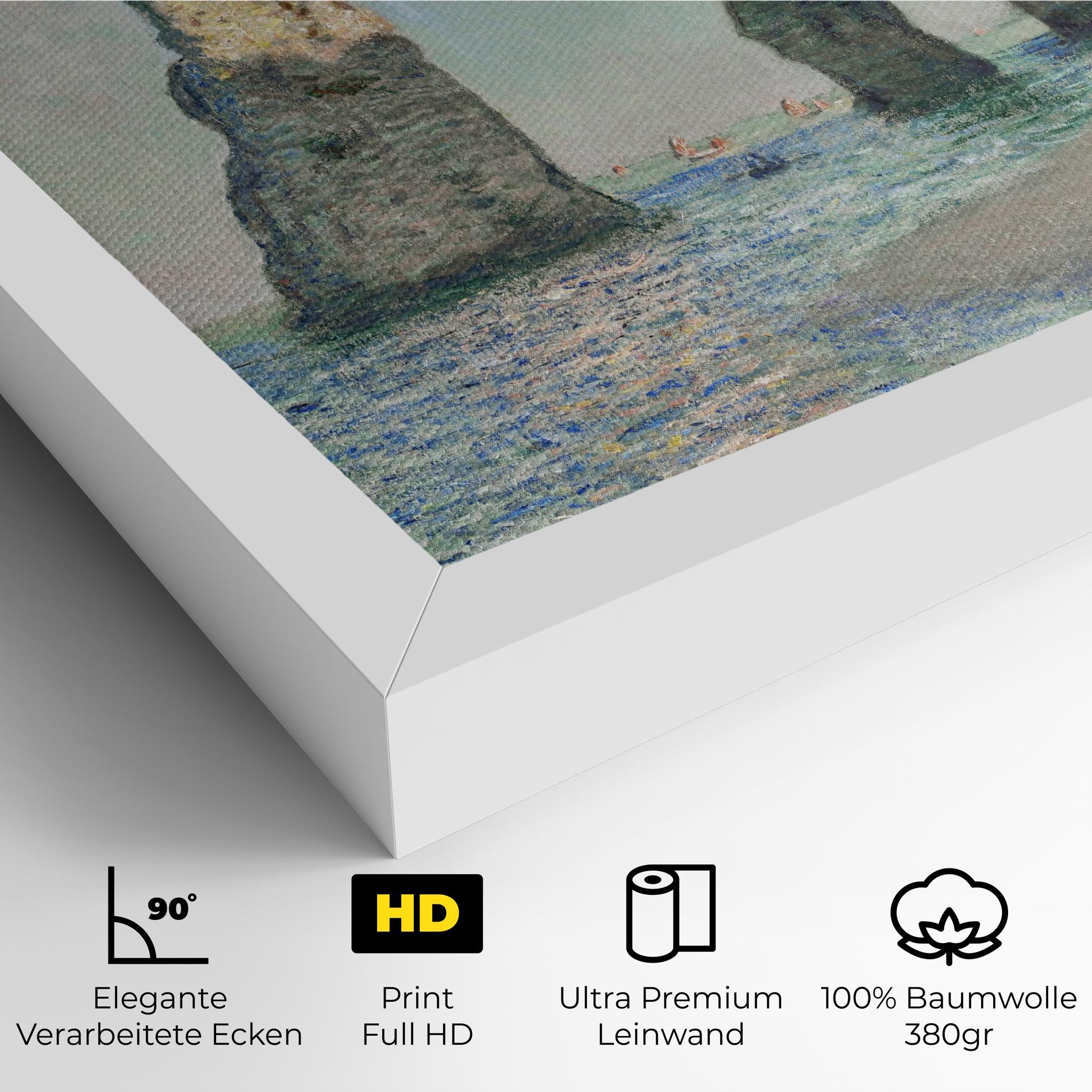 Leinwandbild The Cliffs At Etretat mockup 4