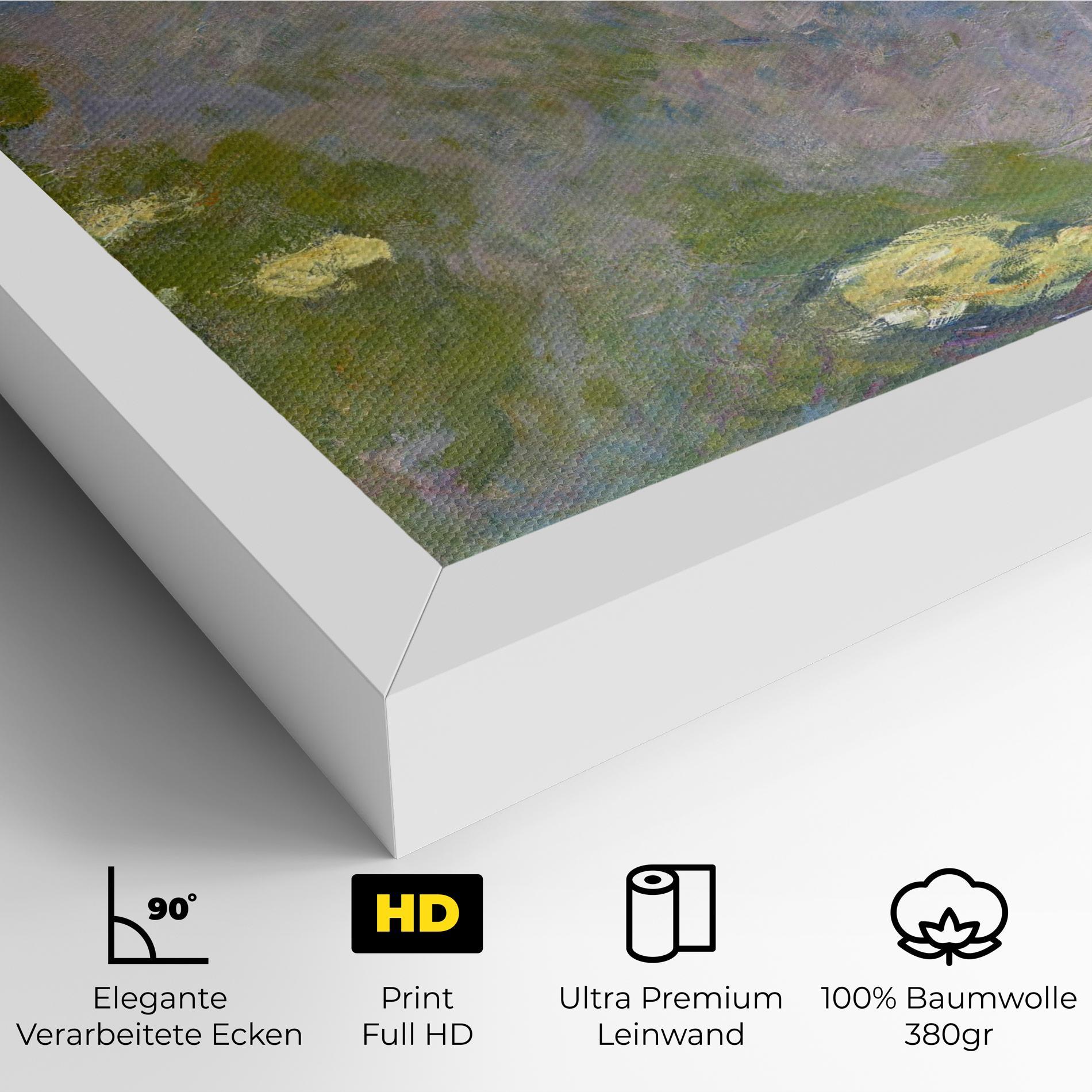 Leinwandbild Water Lilies Monet mockup 4