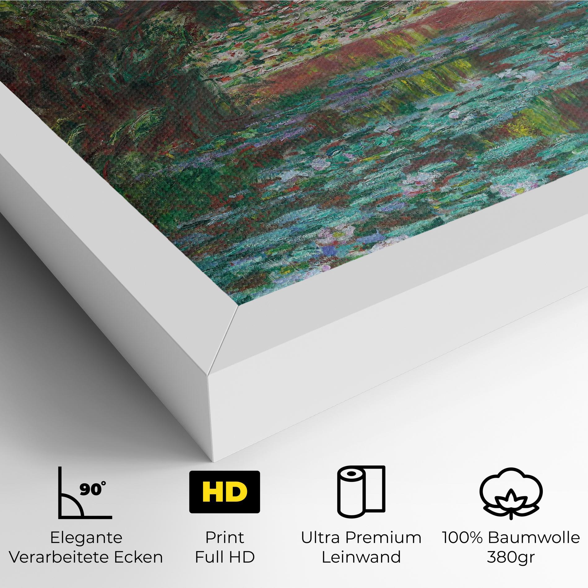 Leinwandbild Water Lily Pond mockup 4