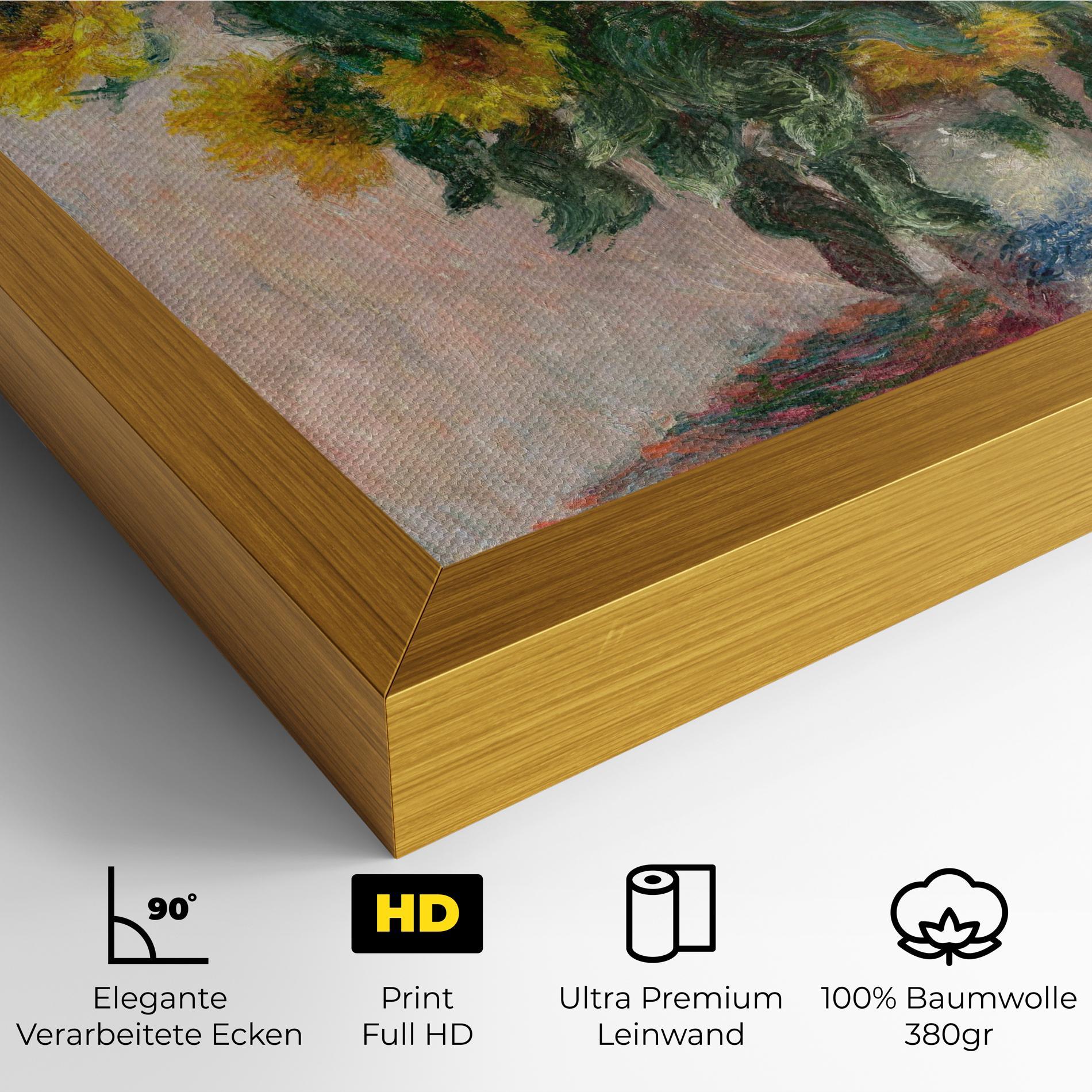 Leinwandbild Bouquet Of Sunflowers 1881 mockup 4