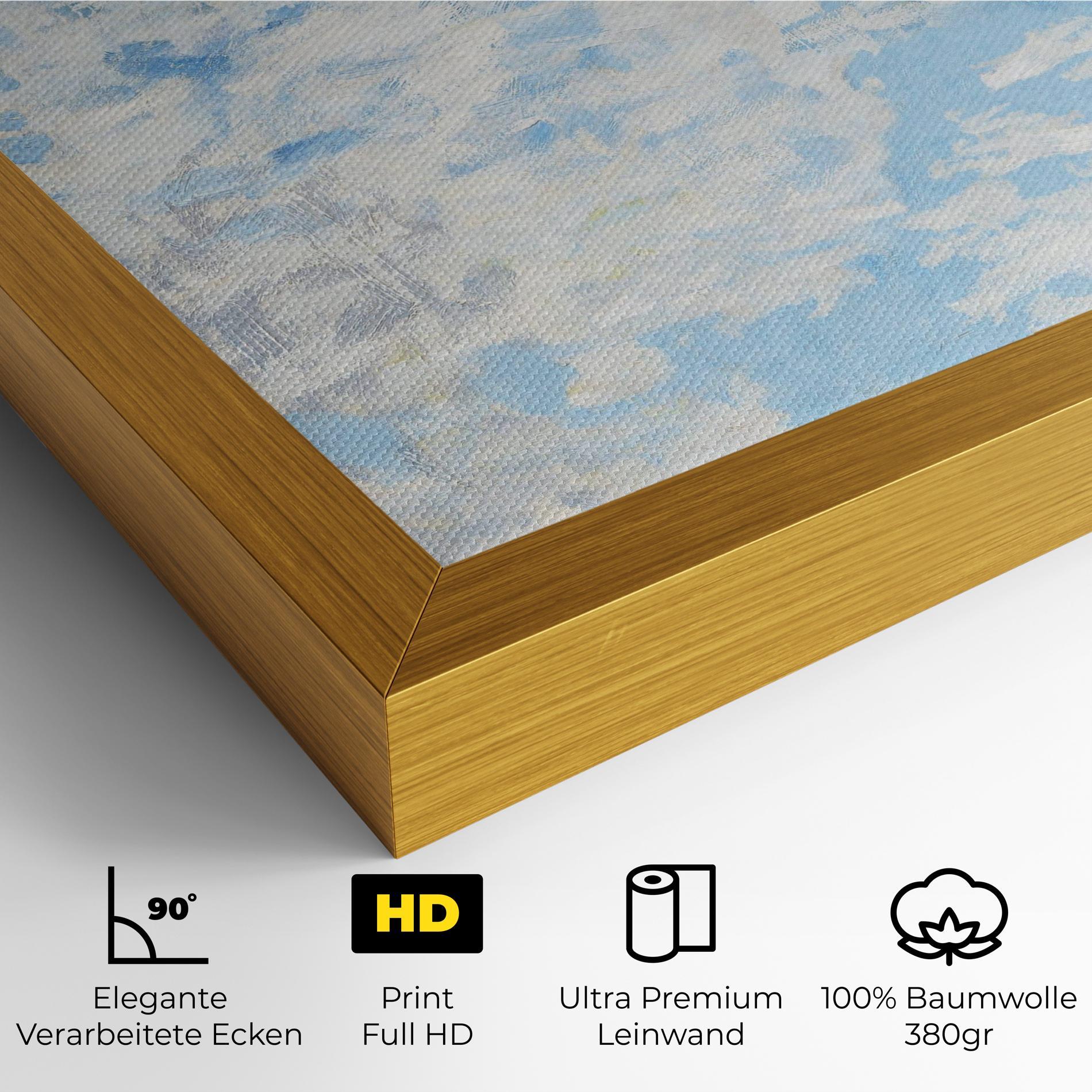 Leinwandbild Clouds Monet mockup 4