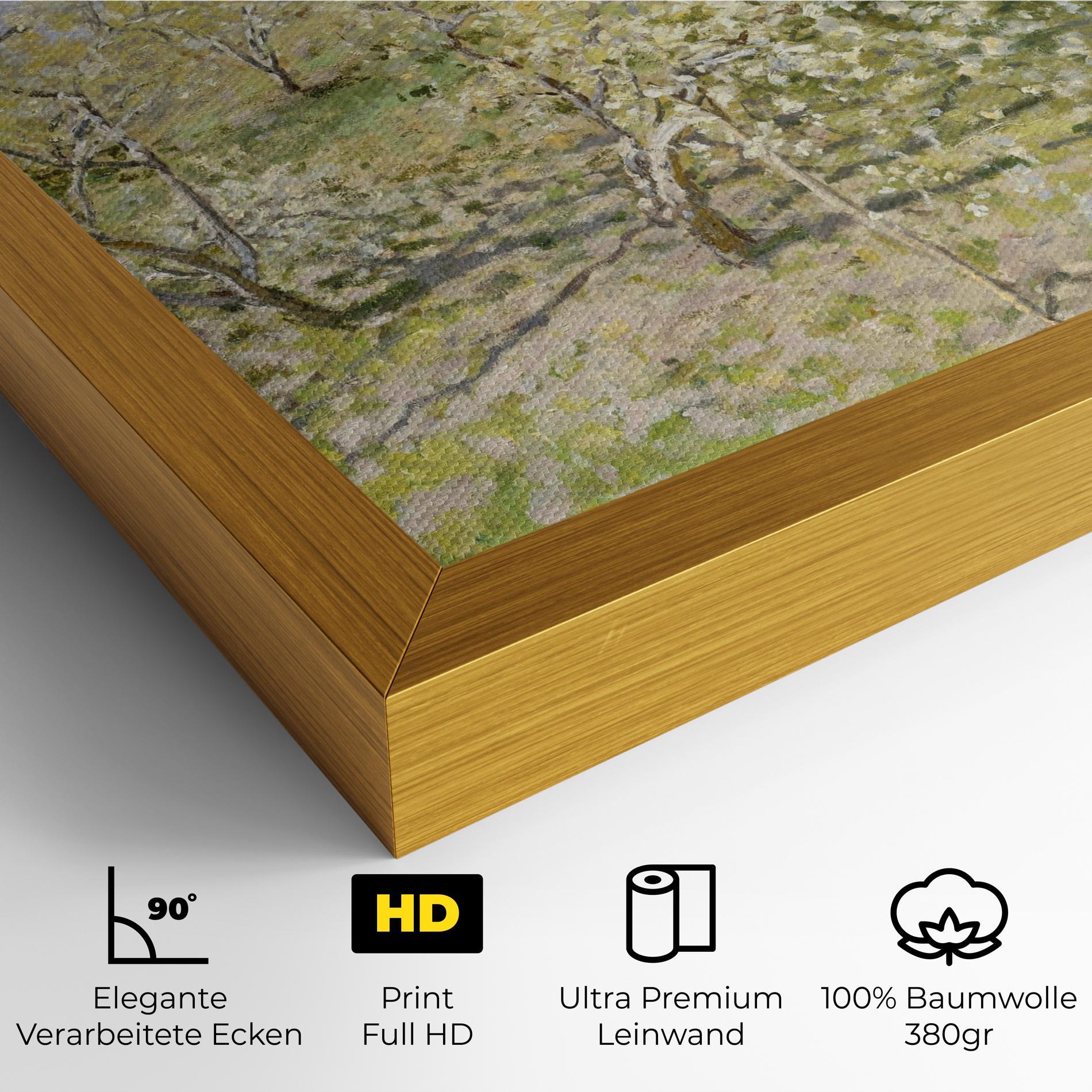 Leinwandbild Fruit Trees In Bloom mockup 4