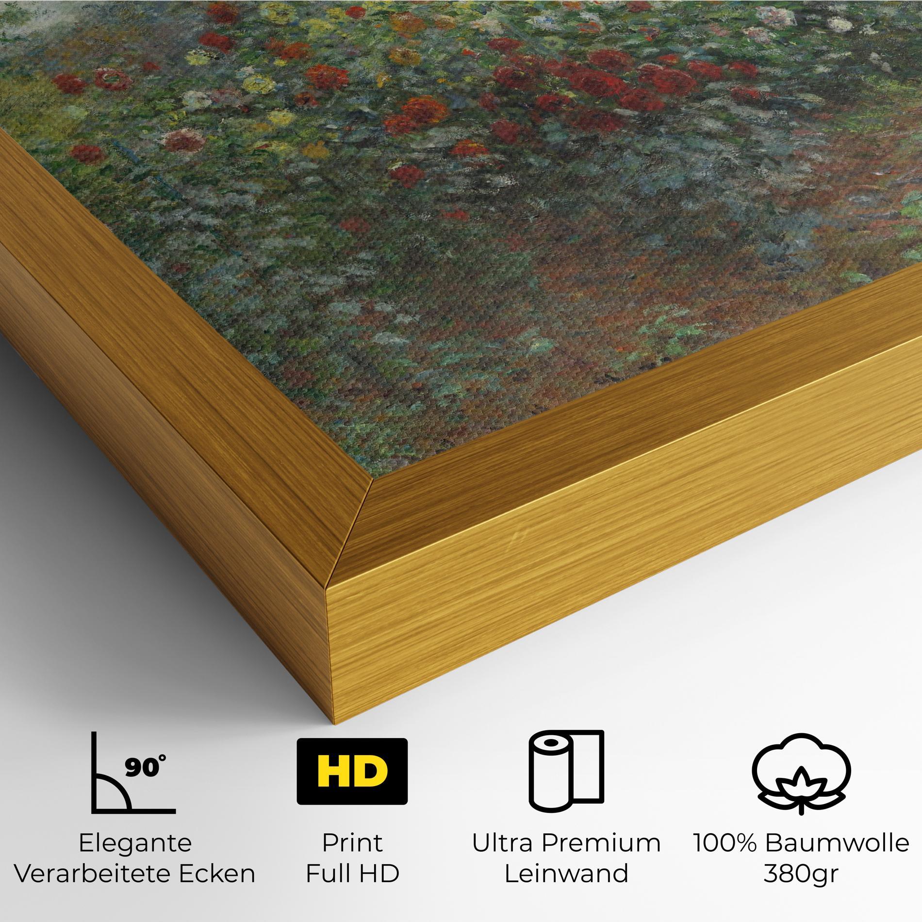 Leinwandbild Garden In Argenteuilt mockup 4