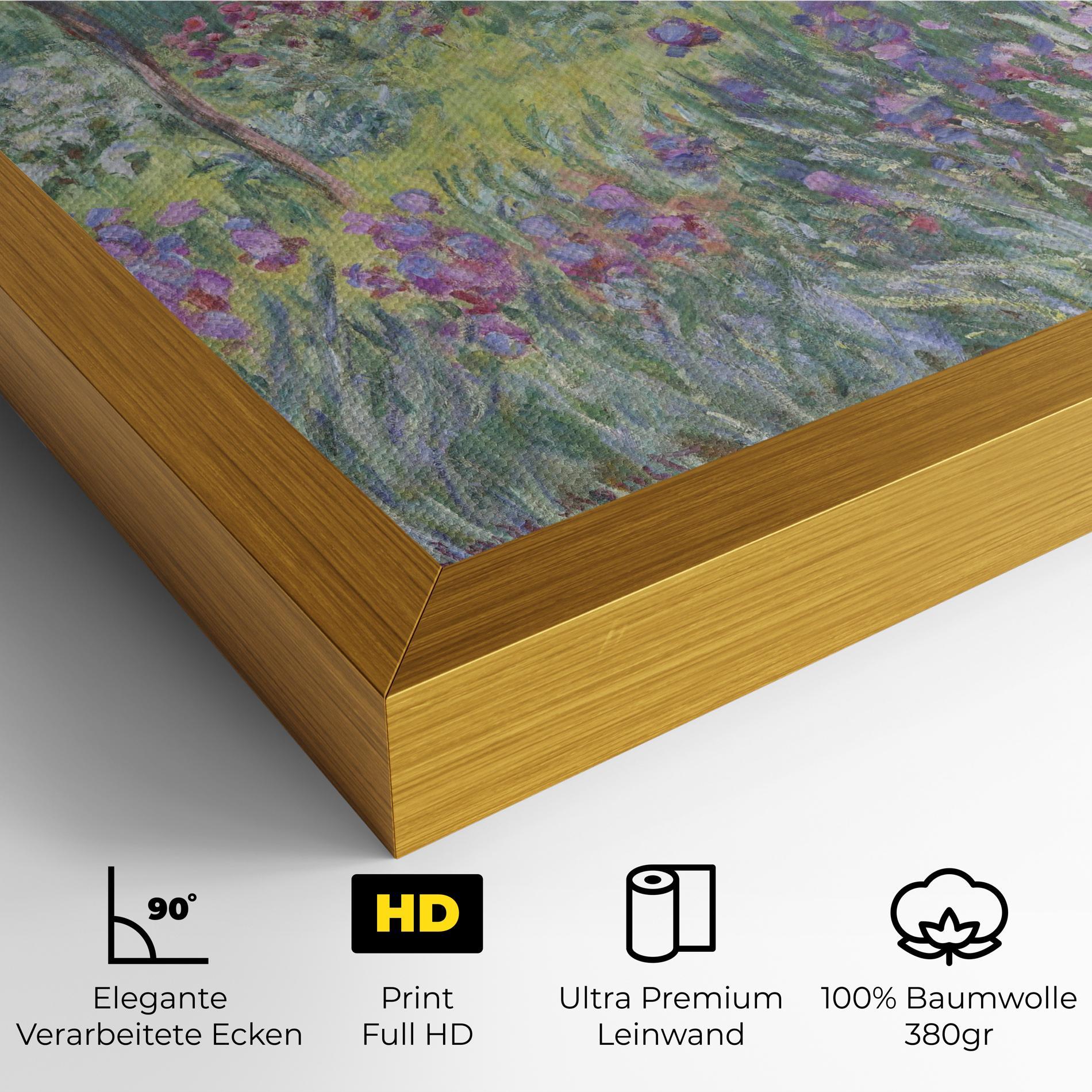 Leinwandbild Garden In Giverny Monet mockup 4