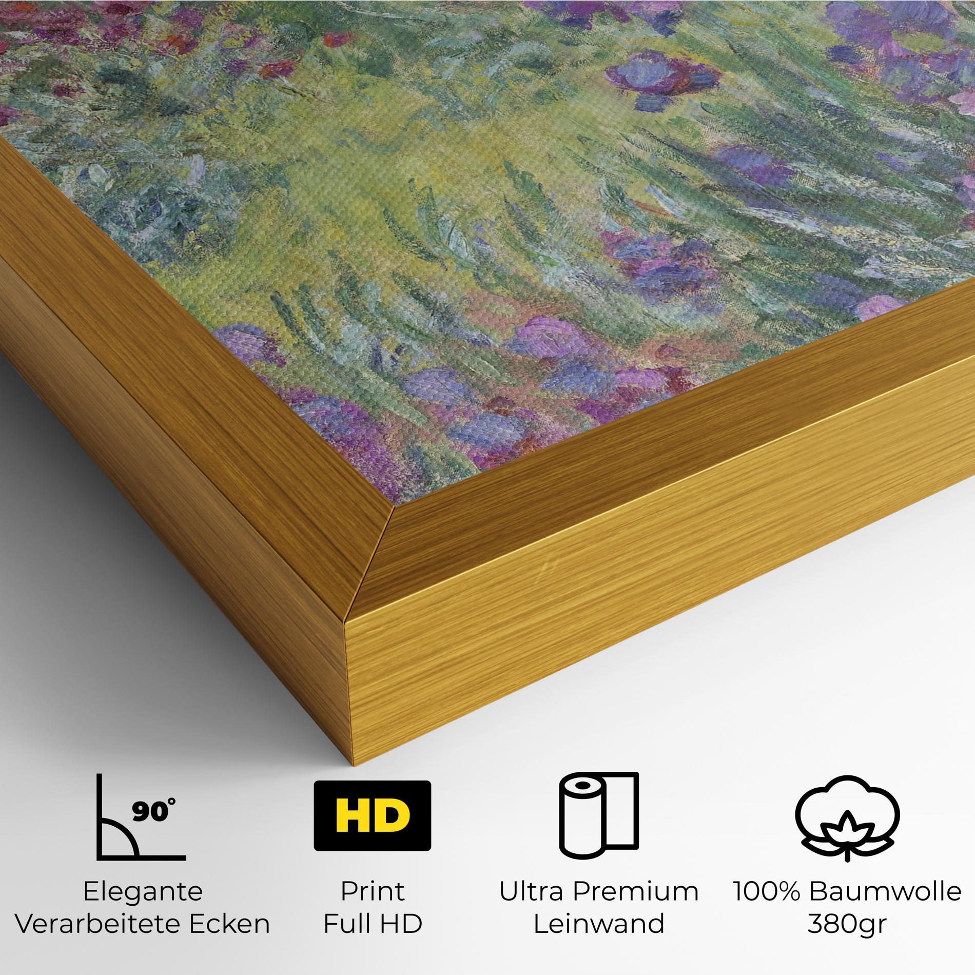 Leinwandbild Garden In Giverny mockup 4