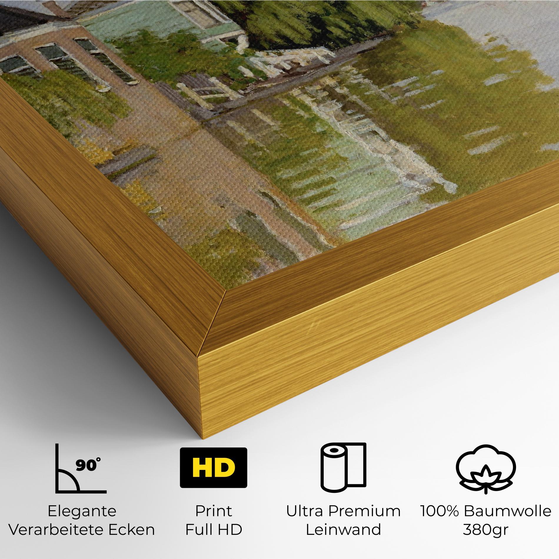 Leinwandbild Houses On The Achterzaan mockup 4