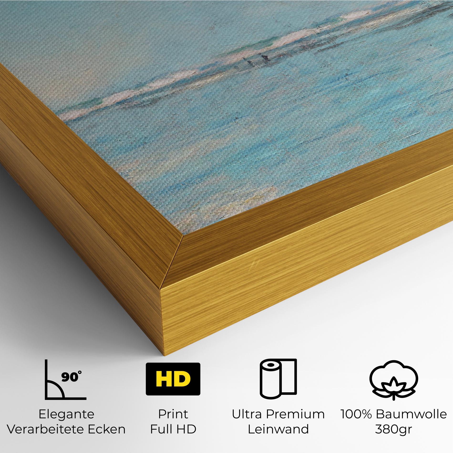 Leinwandbild Monet's Beach mockup 4