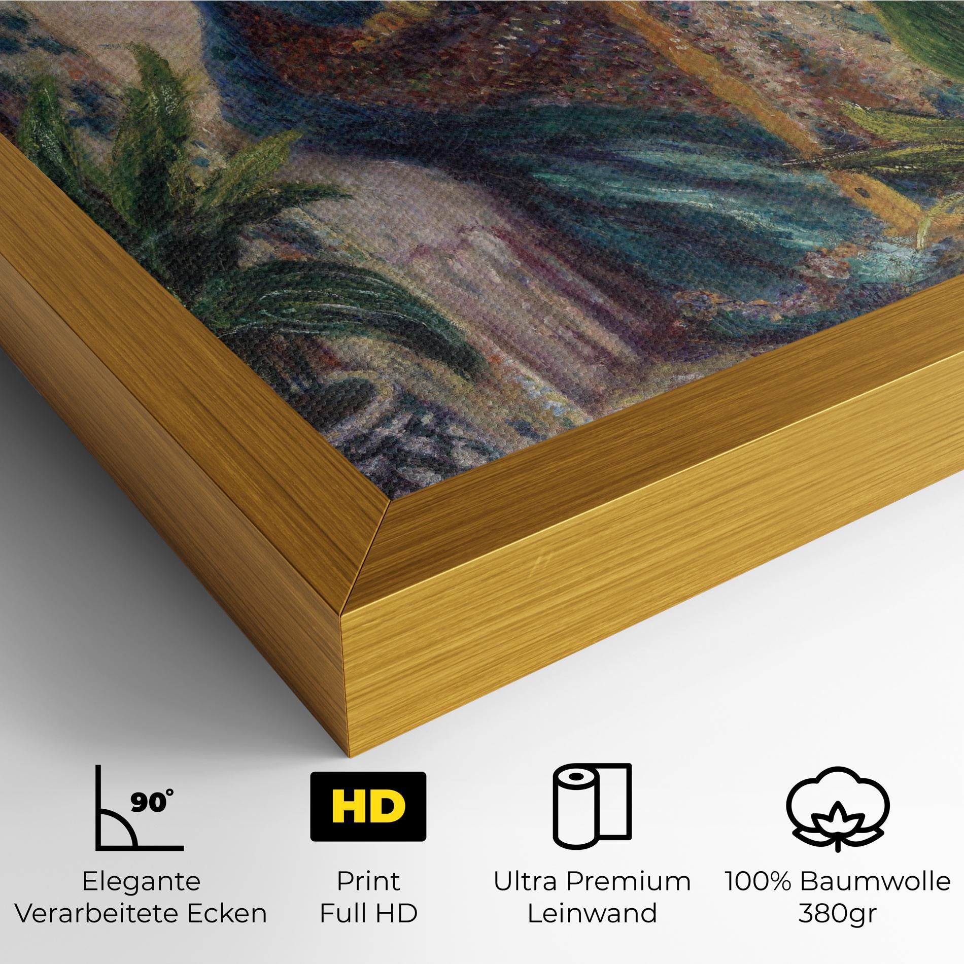 Leinwandbild Monet Embroidering mockup 4