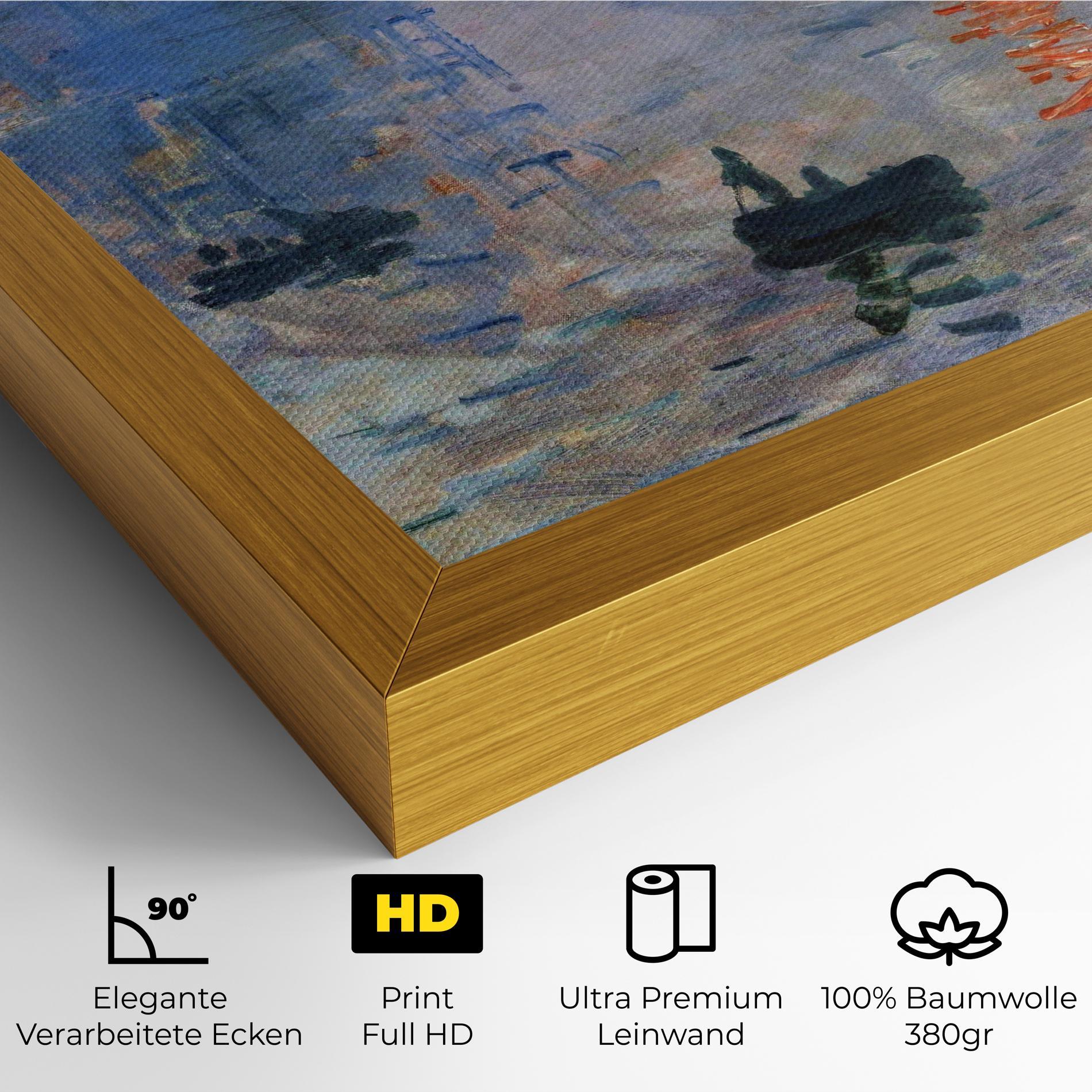 Leinwandbild Monet Impressionist mockup 4