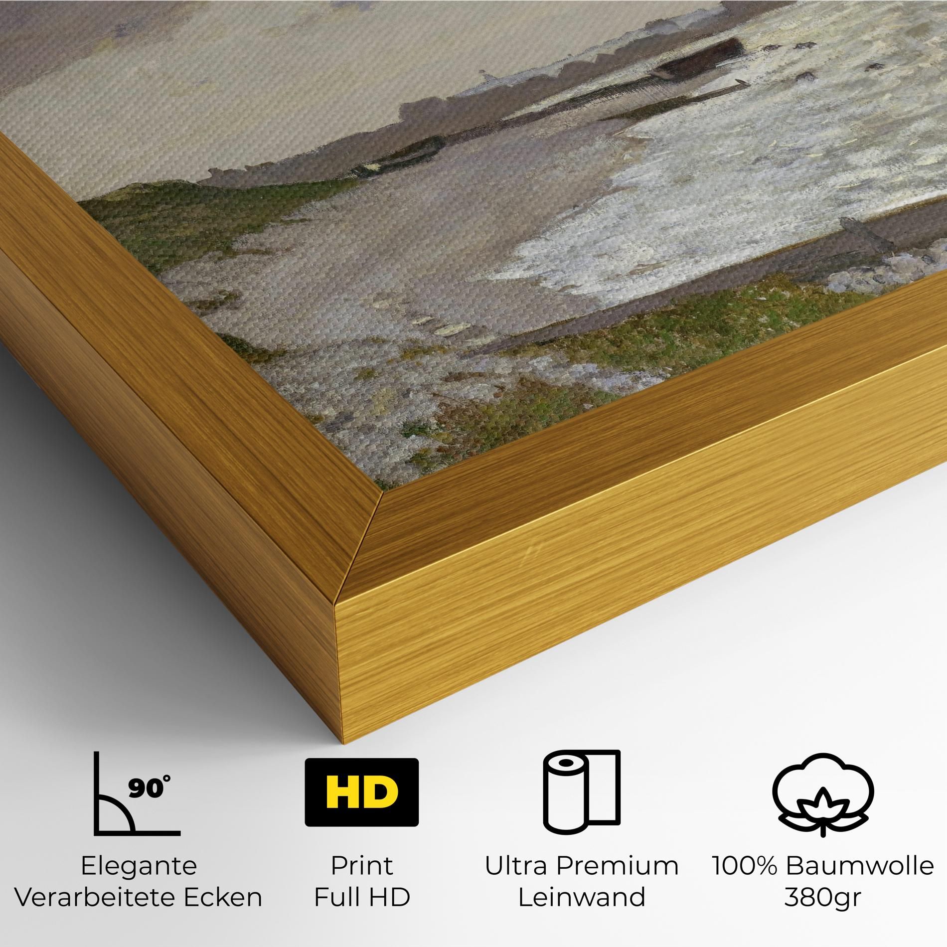 Seashore At Sainte Adresse mockup 4