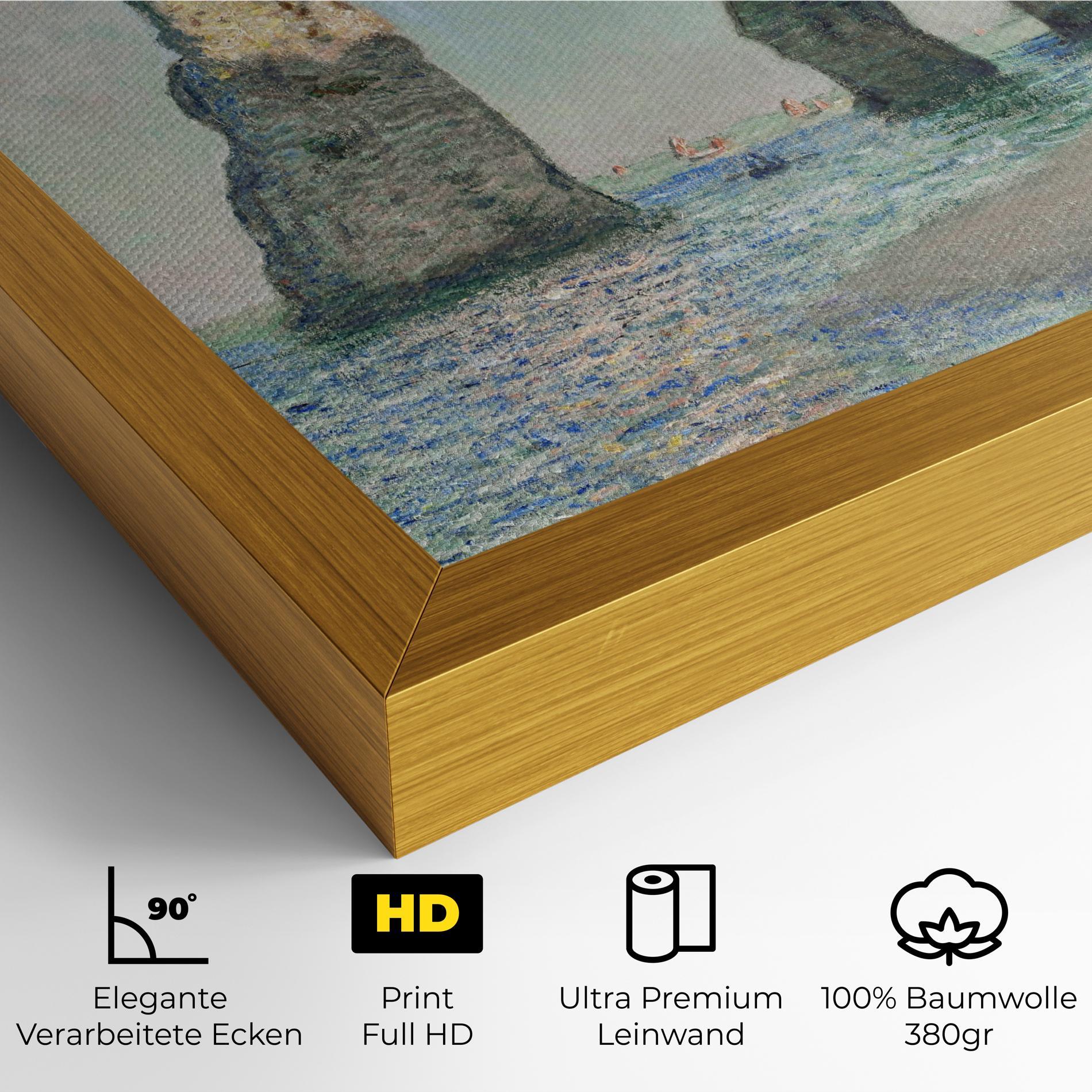 Leinwandbild The Cliffs At Etretat mockup 4