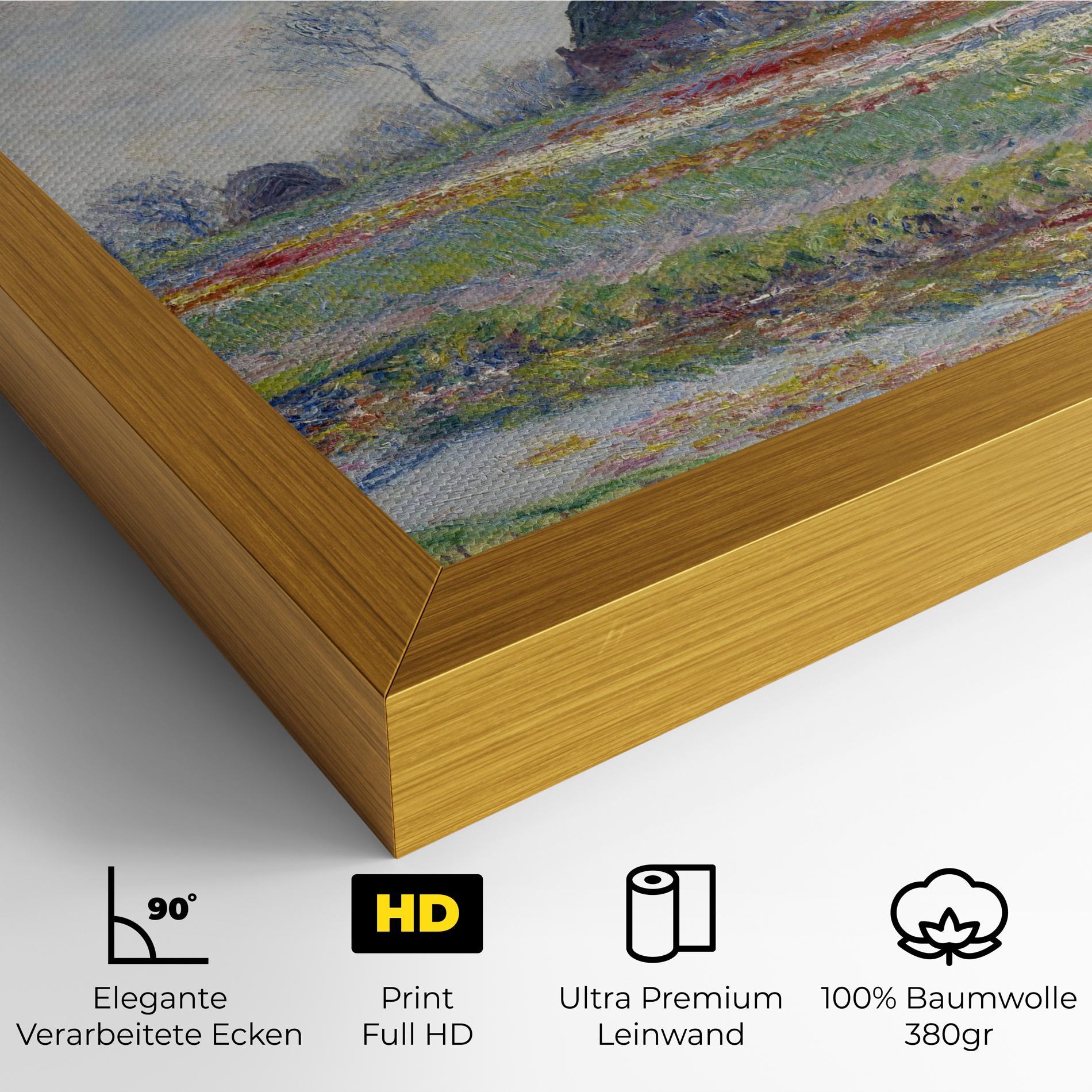 Leinwandbild Tulip Fields At Sassenheim mockup 4