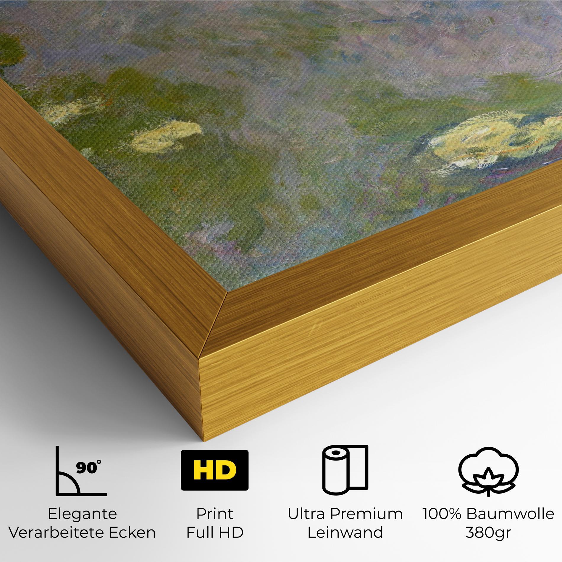 Leinwandbild Water Lilies Monet mockup 4